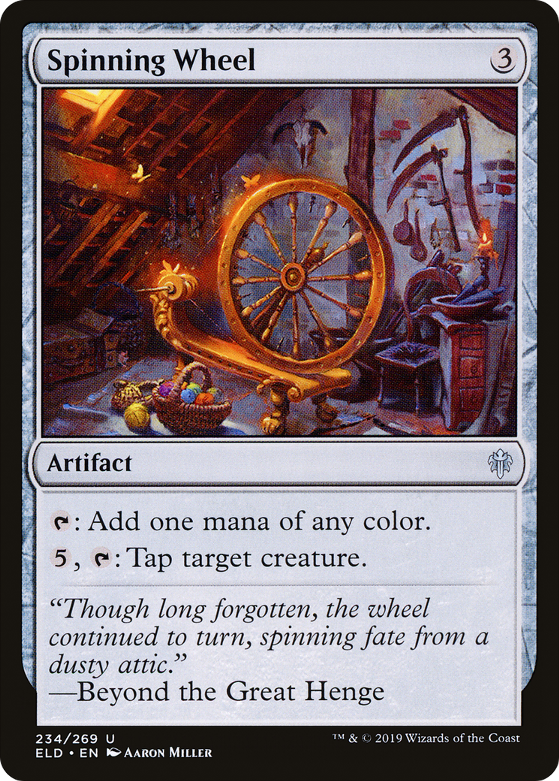 Spinning Wheel — Throne of Eldraine — Magic: The Gathering