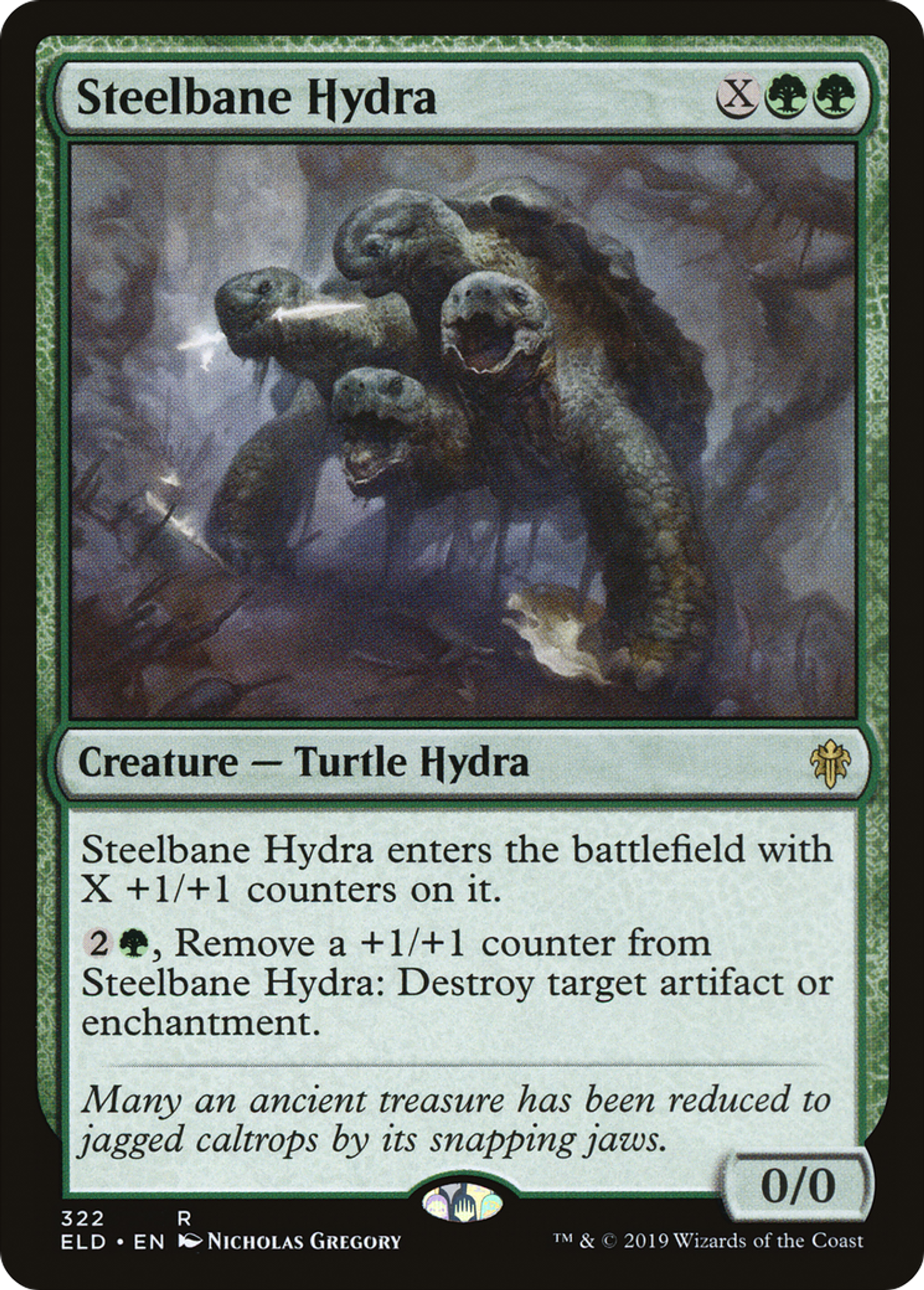 Steelbane Hydra — Throne of Eldraine — Magic: The Gathering