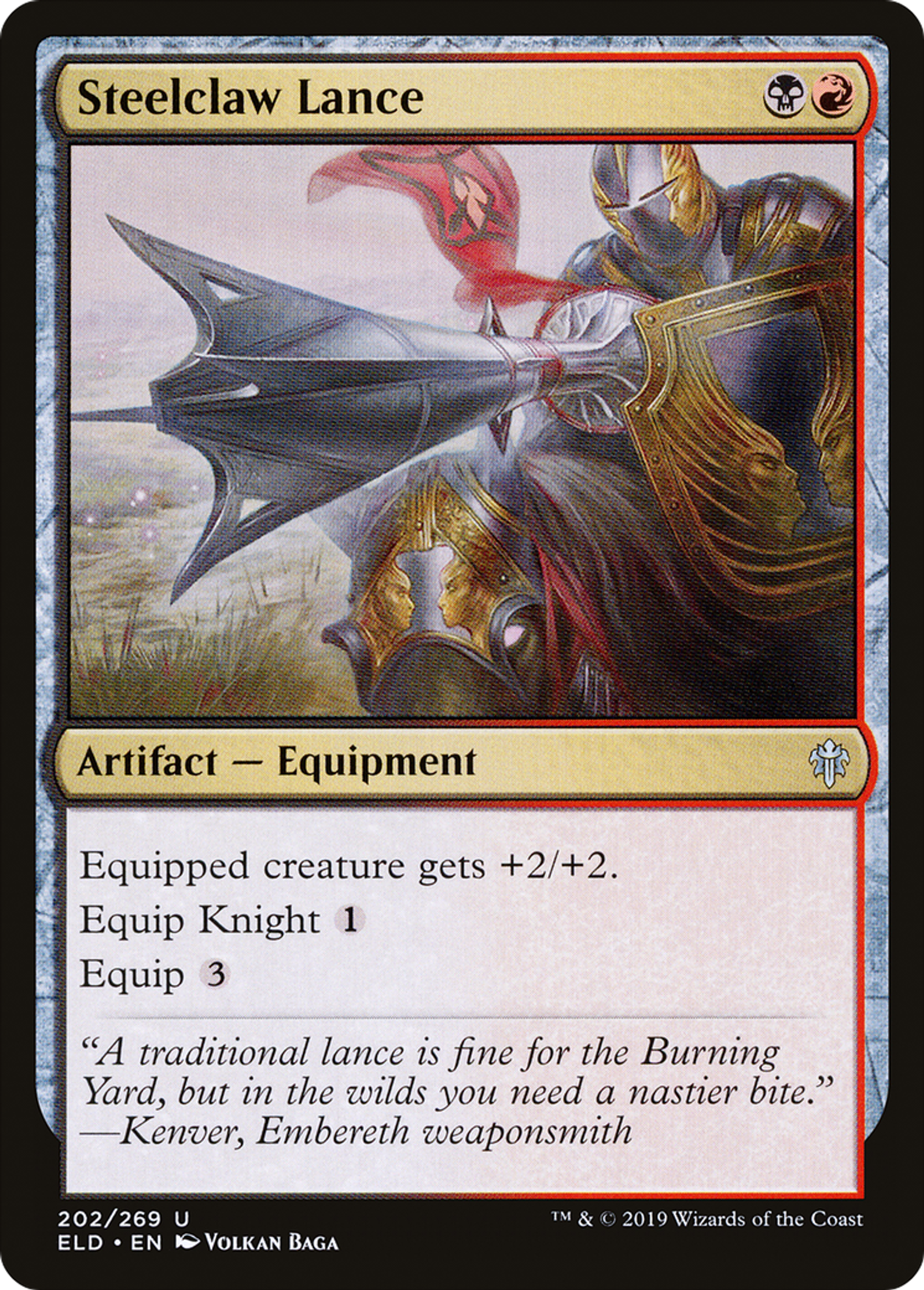 Steelclaw Lance — Throne of Eldraine — Magic: The Gathering