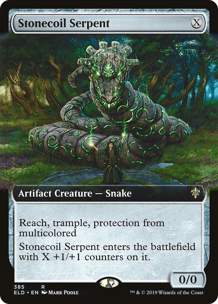 Grand serpent annoroc from Throne of Eldraine - Magic: The Gathering