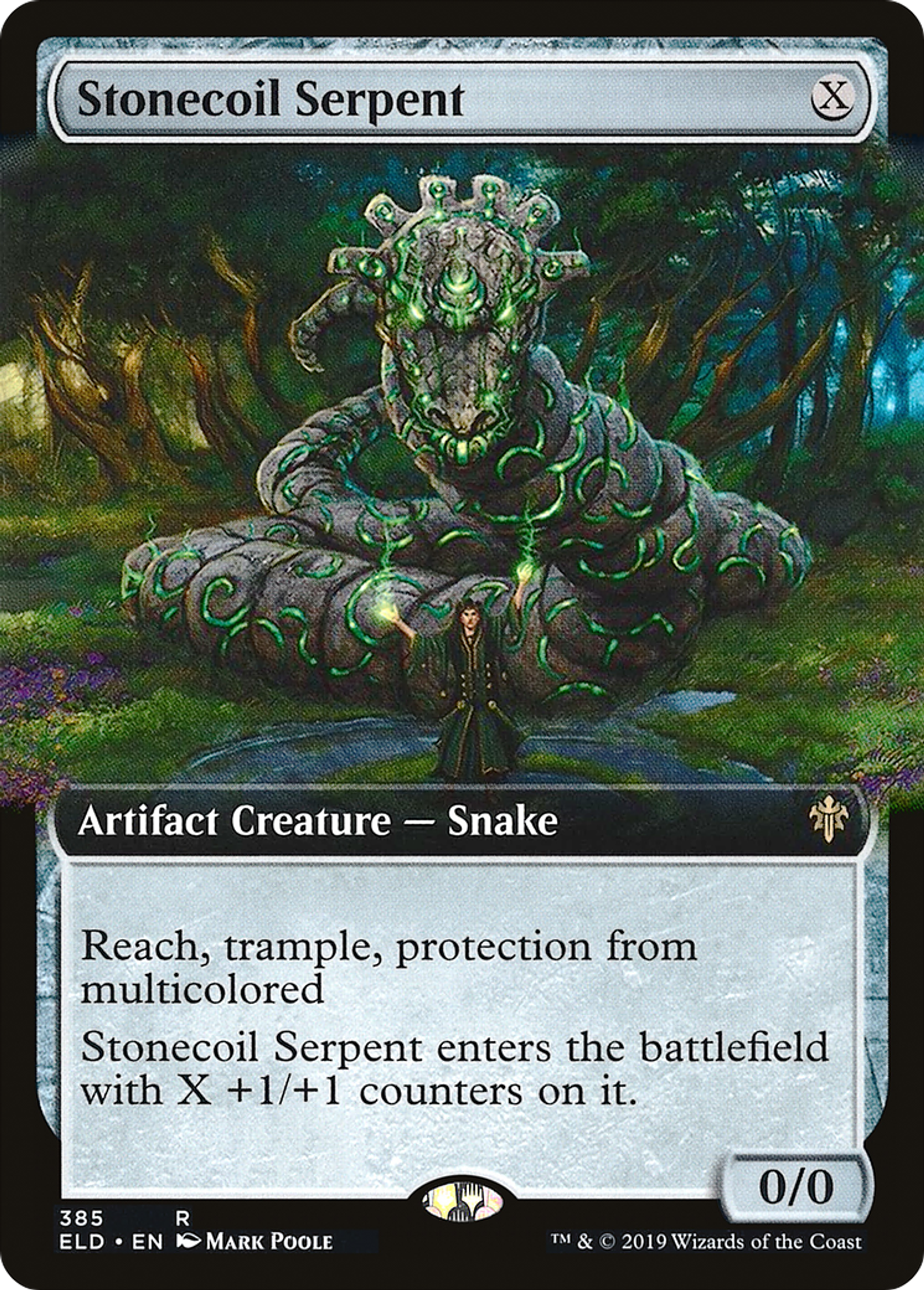 Stonecoil Serpent — Throne of Eldraine — Magic: The Gathering