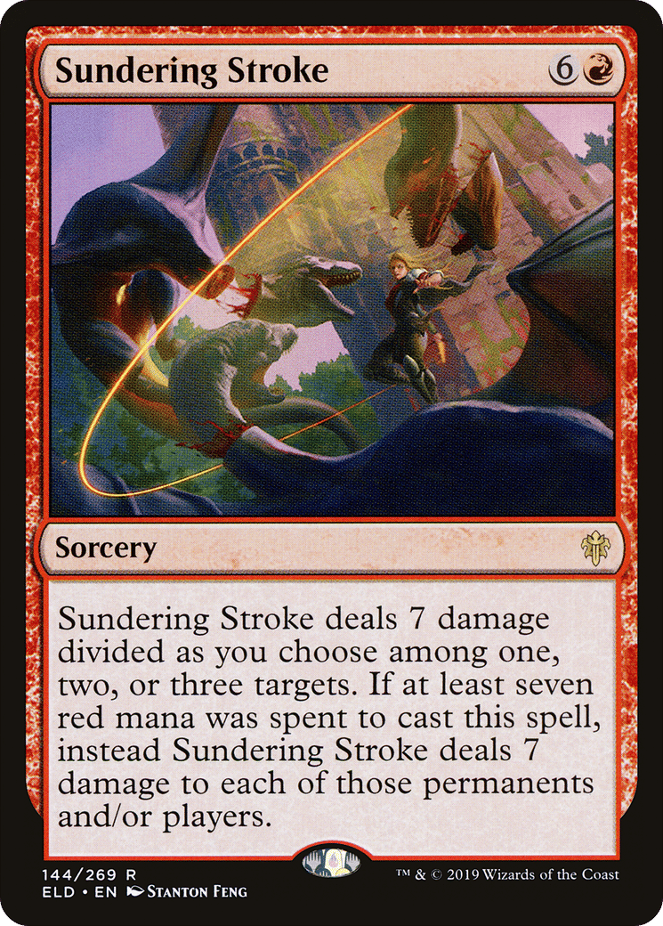 Sundering Stroke — Throne of Eldraine — Magic: The Gathering