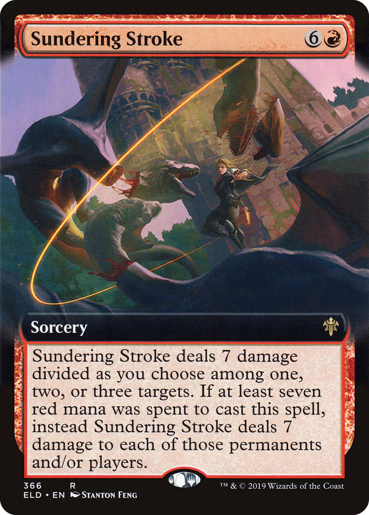 Sundering Stroke — Throne of Eldraine — Magic: The Gathering