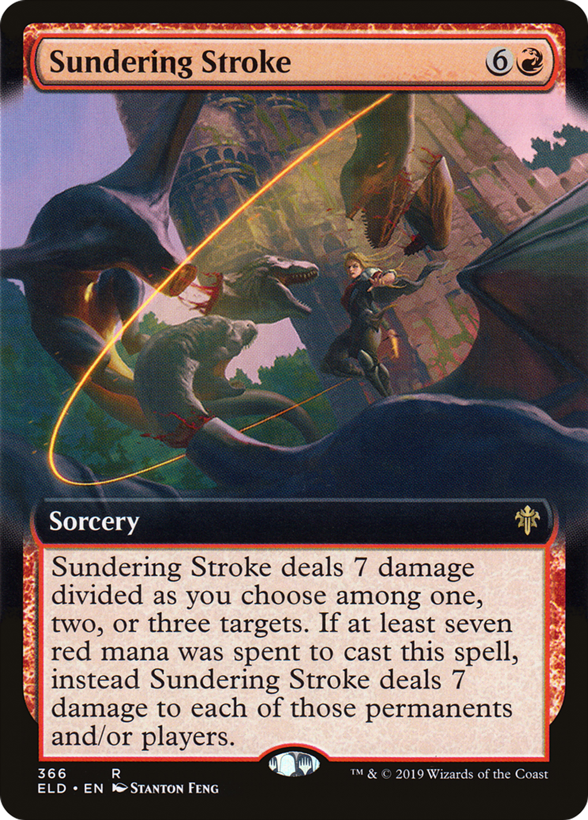 Sundering Stroke — Throne of Eldraine — Magic: The Gathering