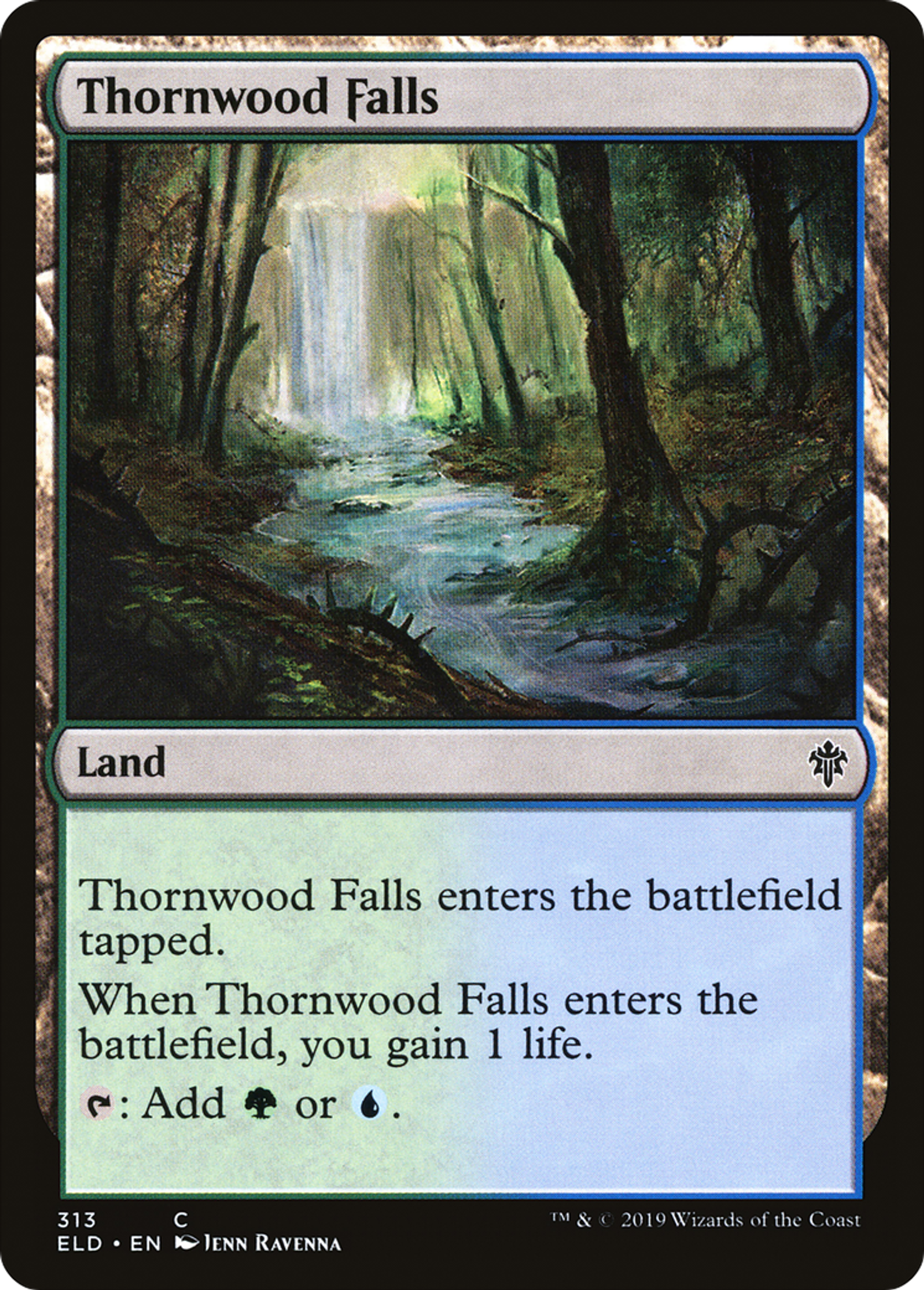 Thornwood Falls — Throne of Eldraine — Magic: The Gathering