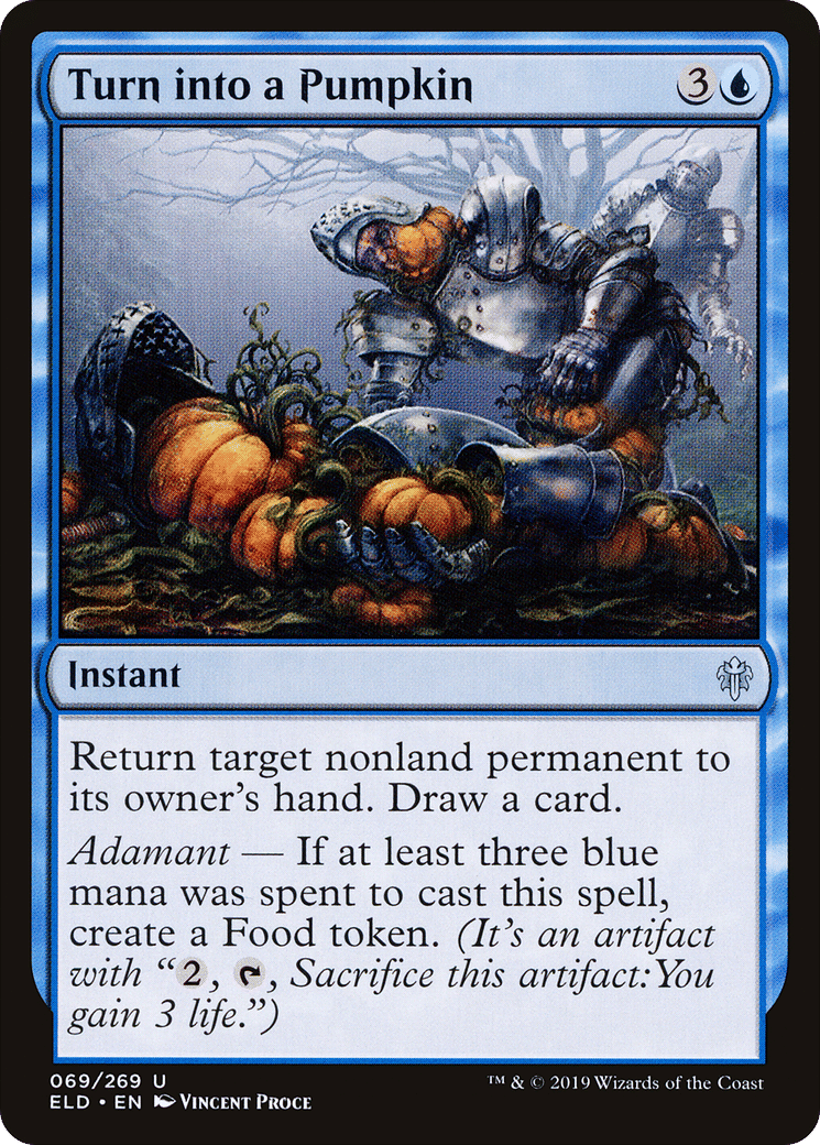 Turn into a Pumpkin — Throne of Eldraine — Magic: The Gathering