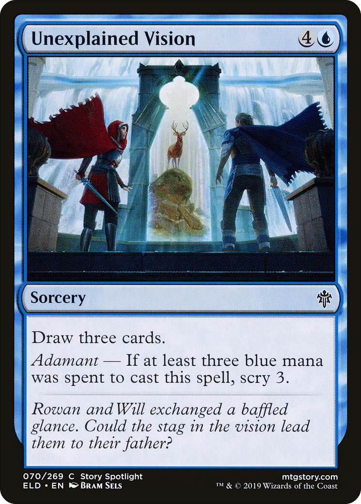 Unexplained Vision — Throne of Eldraine — Magic: The Gathering