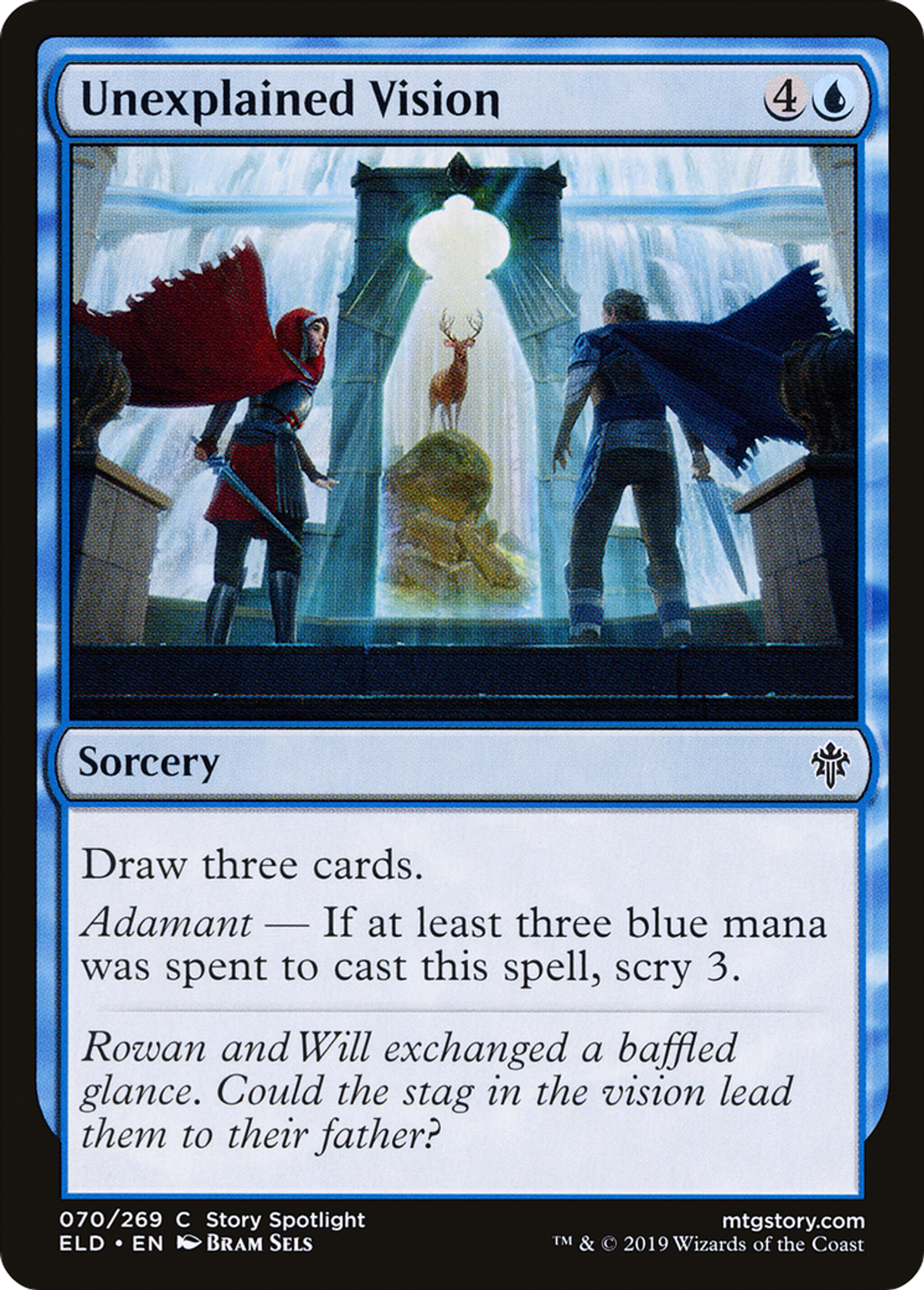 Unexplained Vision — Throne of Eldraine — Magic: The Gathering