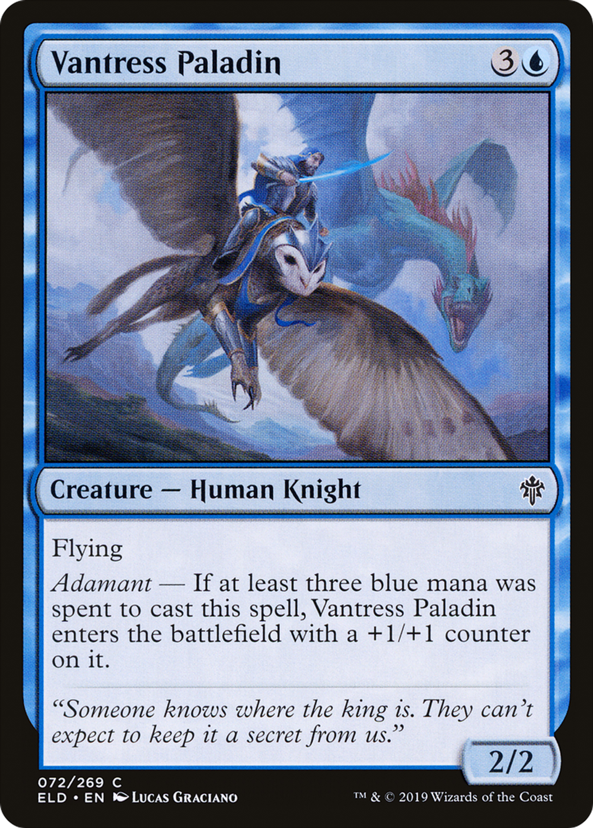 Vantress Paladin — Throne of Eldraine — Magic: The Gathering