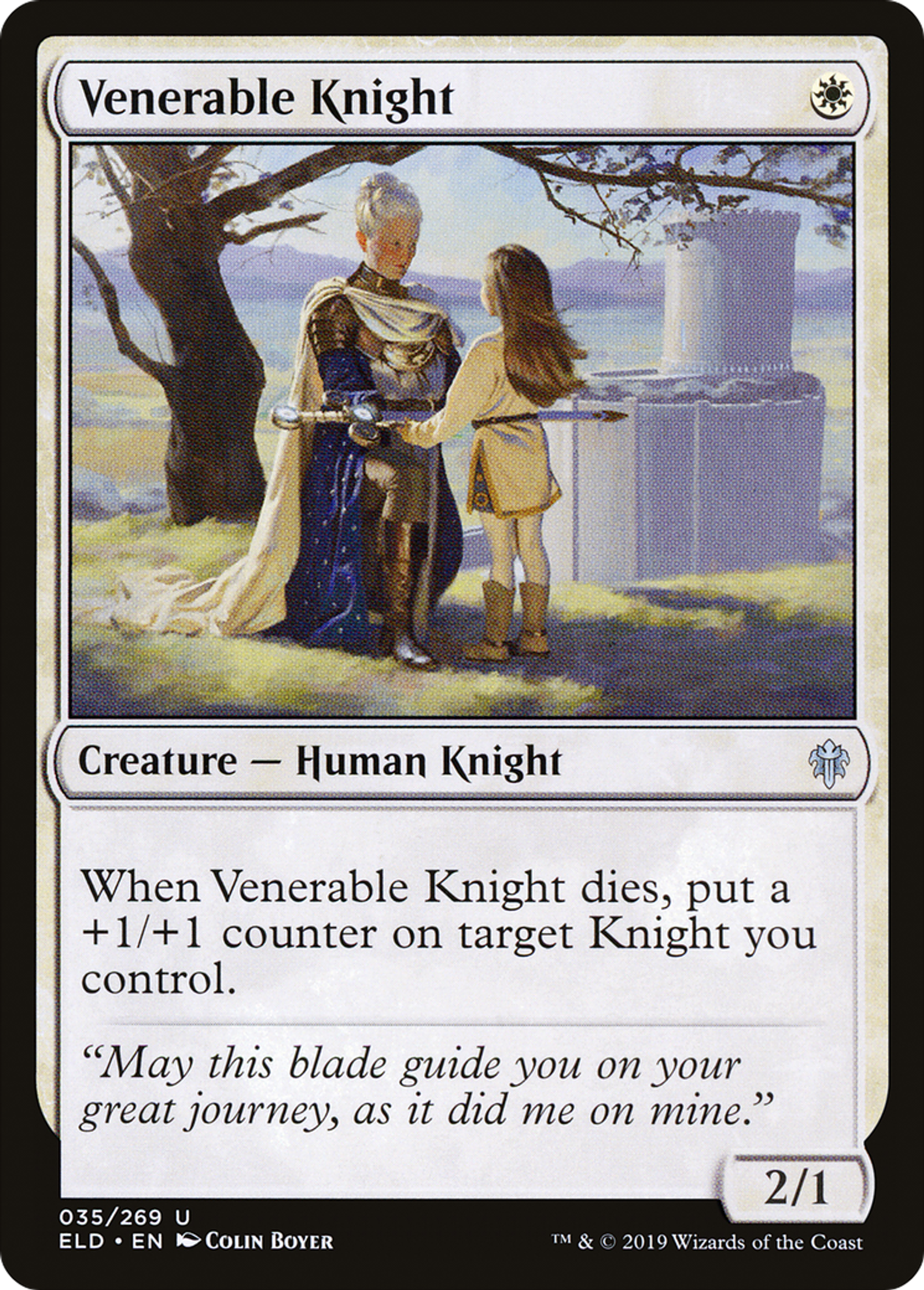 Venerable Knight — Throne of Eldraine — Magic: The Gathering