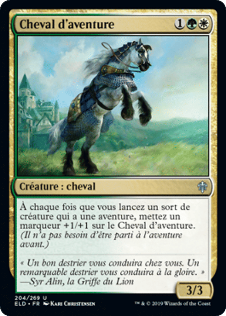 Cheval d'aventure — Throne of Eldraine — Magic: The Gathering