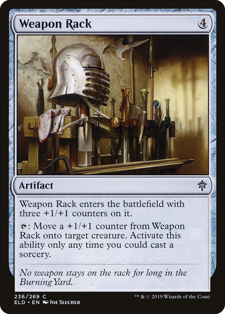 Weapon Rack — Throne of Eldraine — Magic: The Gathering