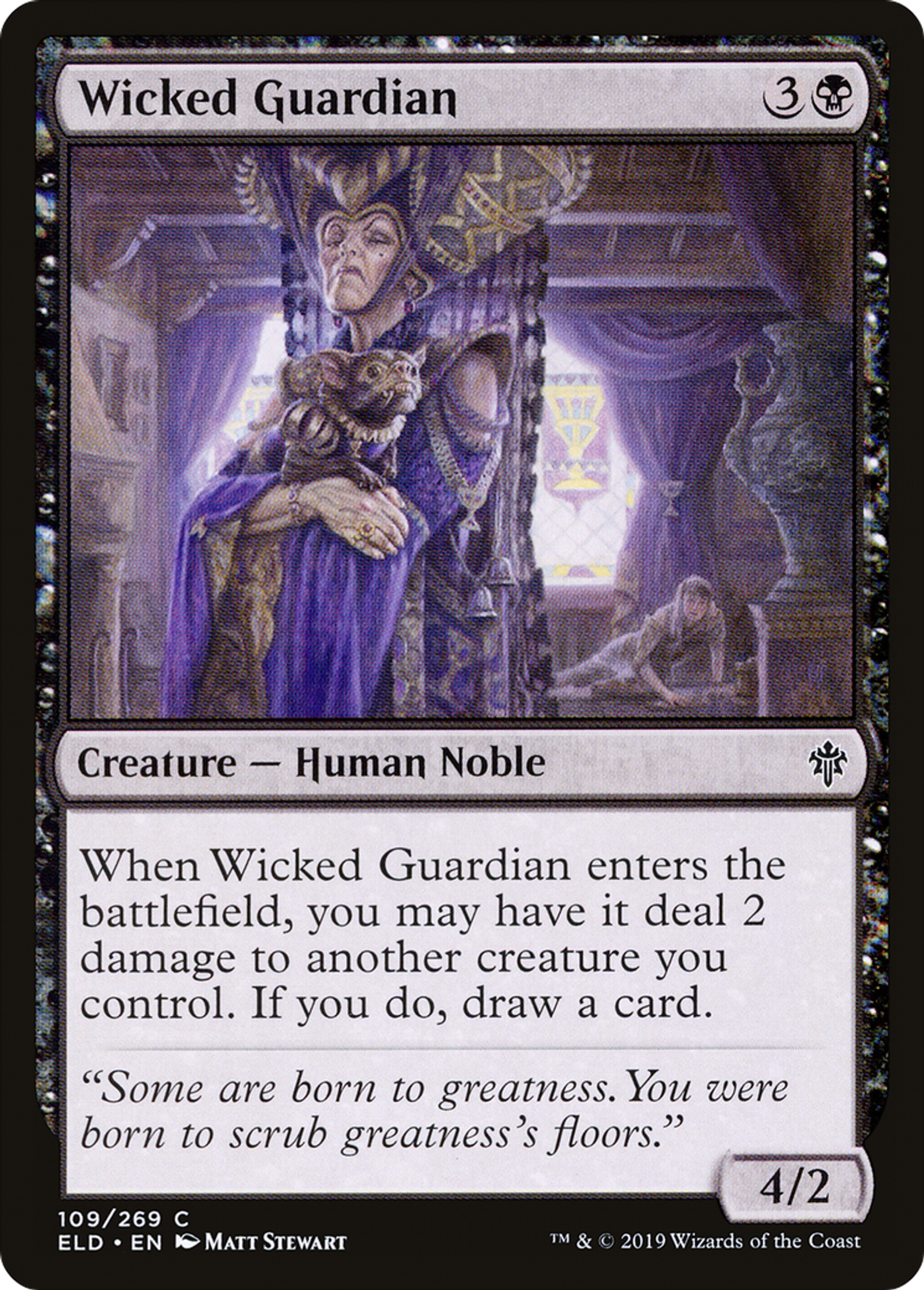 Méchante marâtre — Throne of Eldraine — Magic: The Gathering