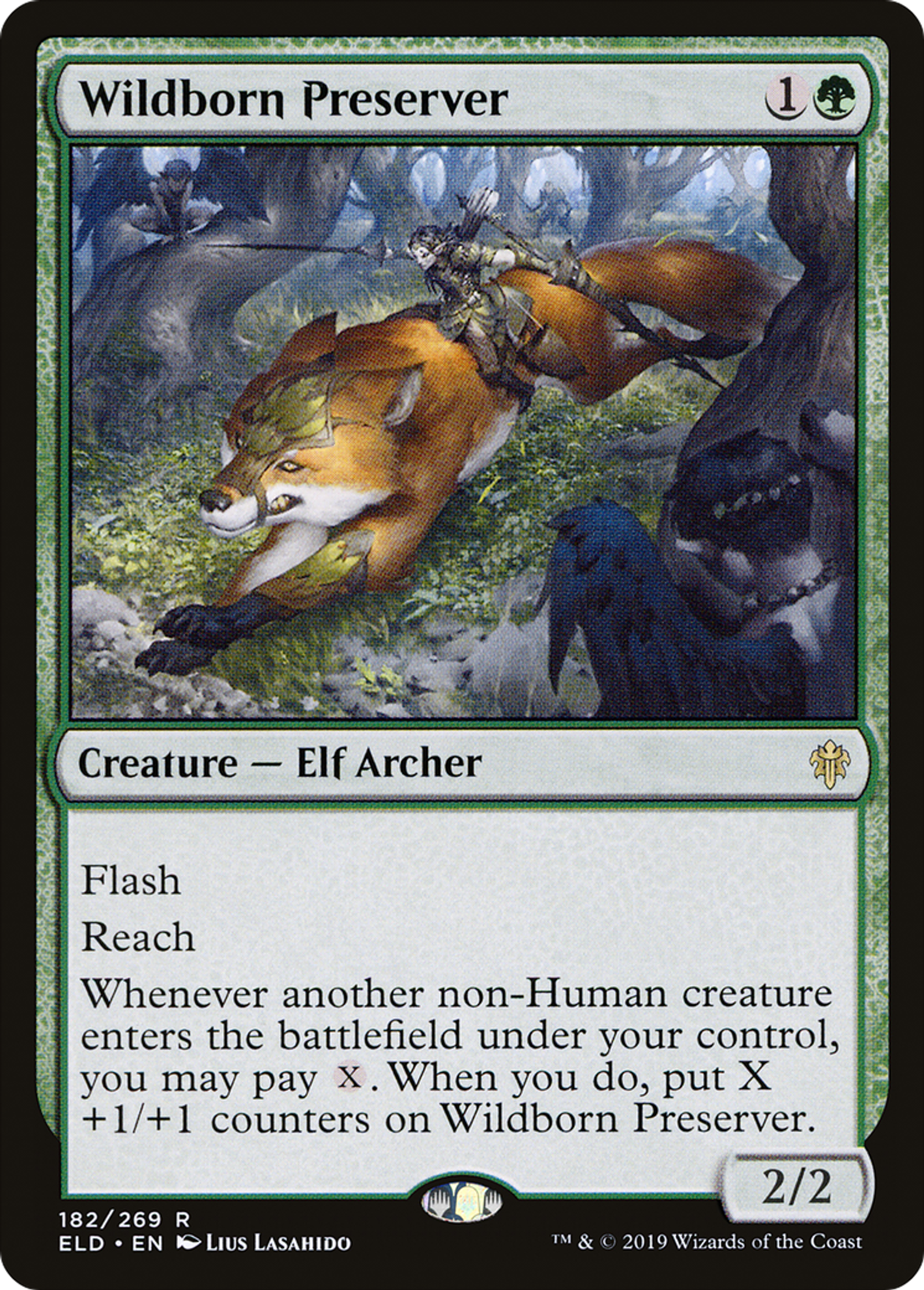 Wildborn Preserver — Throne of Eldraine — Magic: The Gathering