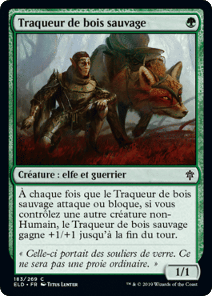 Traqueur de bois sauvage — Throne of Eldraine — Magic: The Gathering