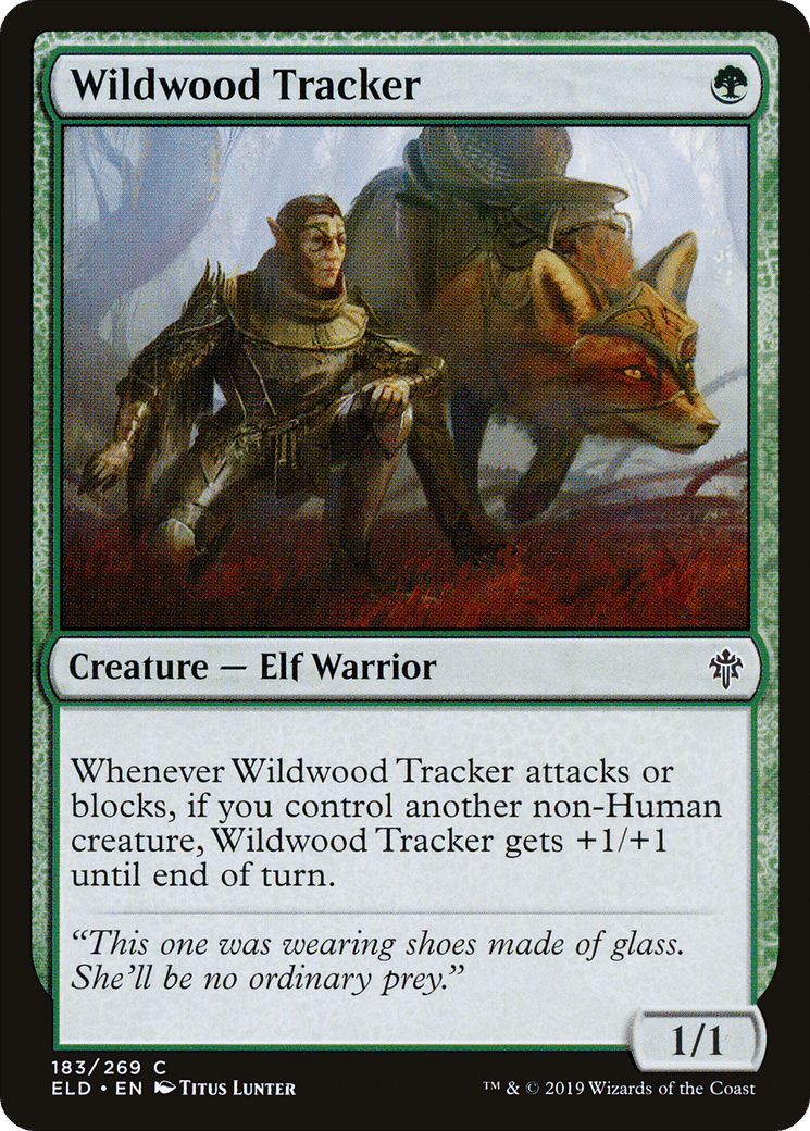 Wildwood Tracker — Throne of Eldraine — Magic: The Gathering