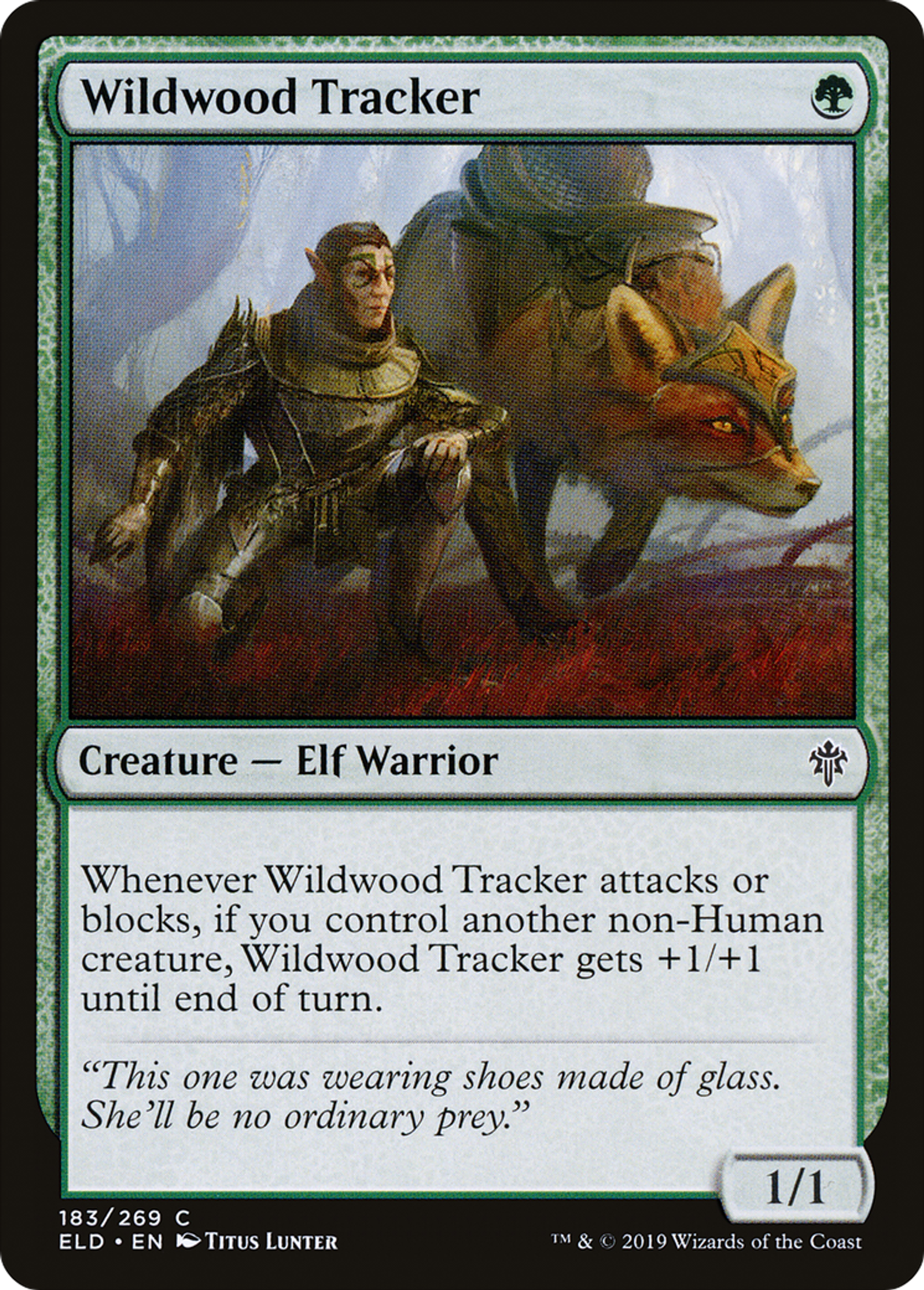 Wildwood Tracker — Throne of Eldraine — Magic: The Gathering