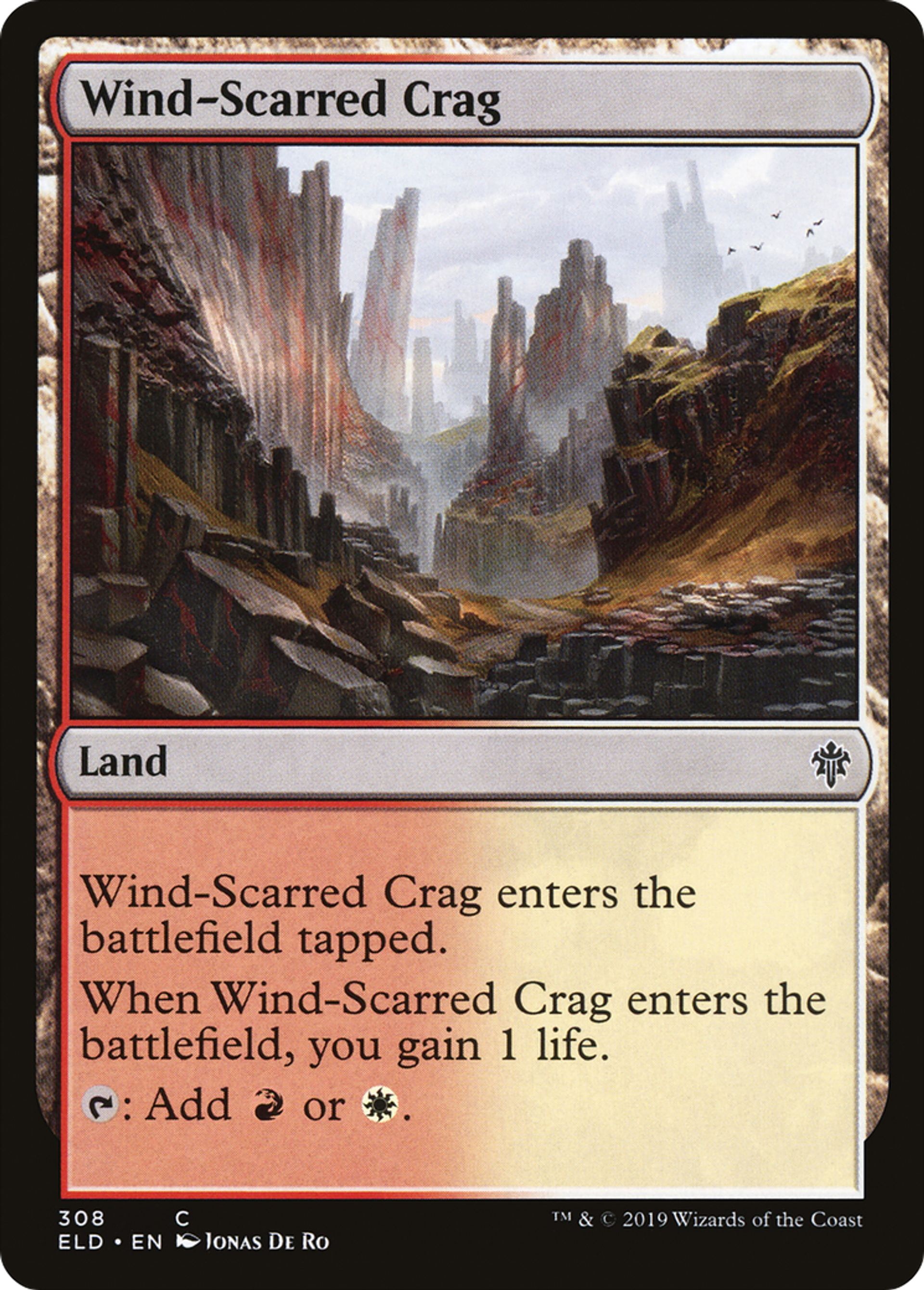 Wind-Scarred Crag — Throne of Eldraine — Magic: The Gathering