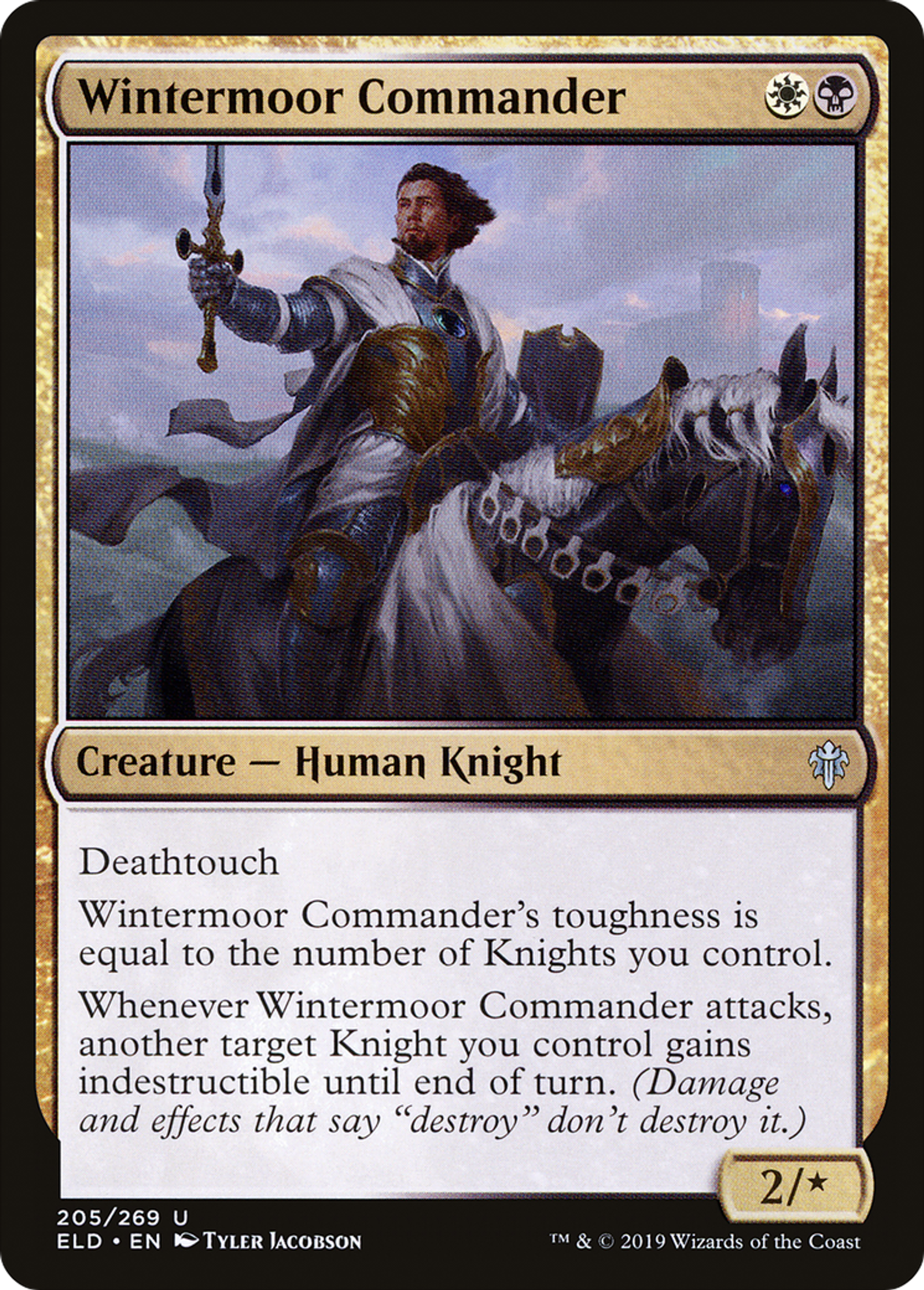 Wintermoor Commander — Throne of Eldraine — Magic: The Gathering