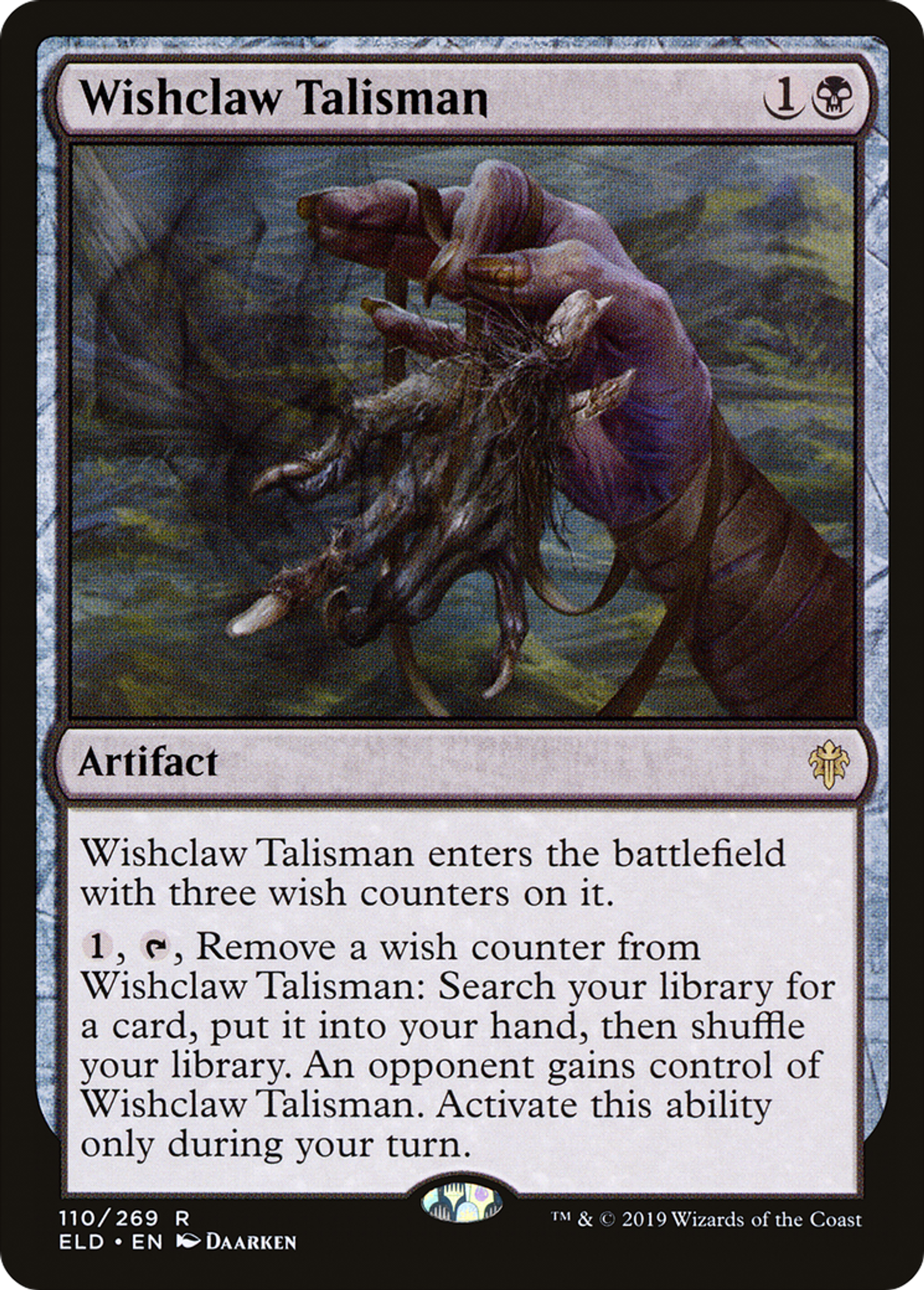 Wishclaw Talisman — Throne of Eldraine — Magic: The Gathering
