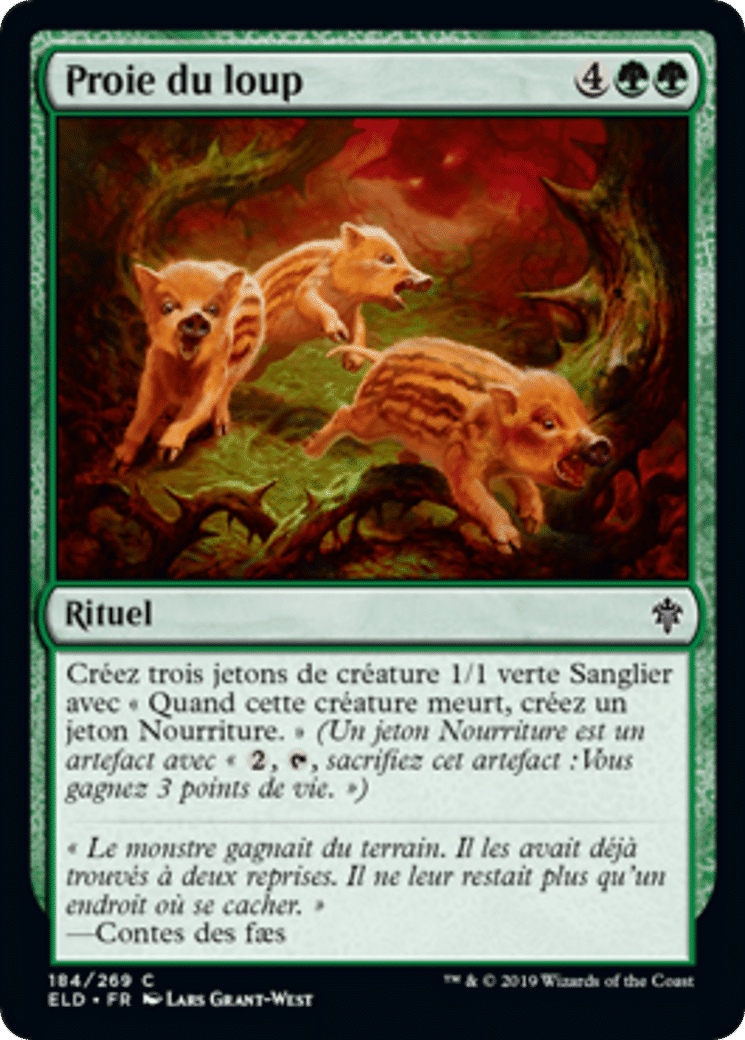 Proie du loup — Throne of Eldraine — Magic: The Gathering