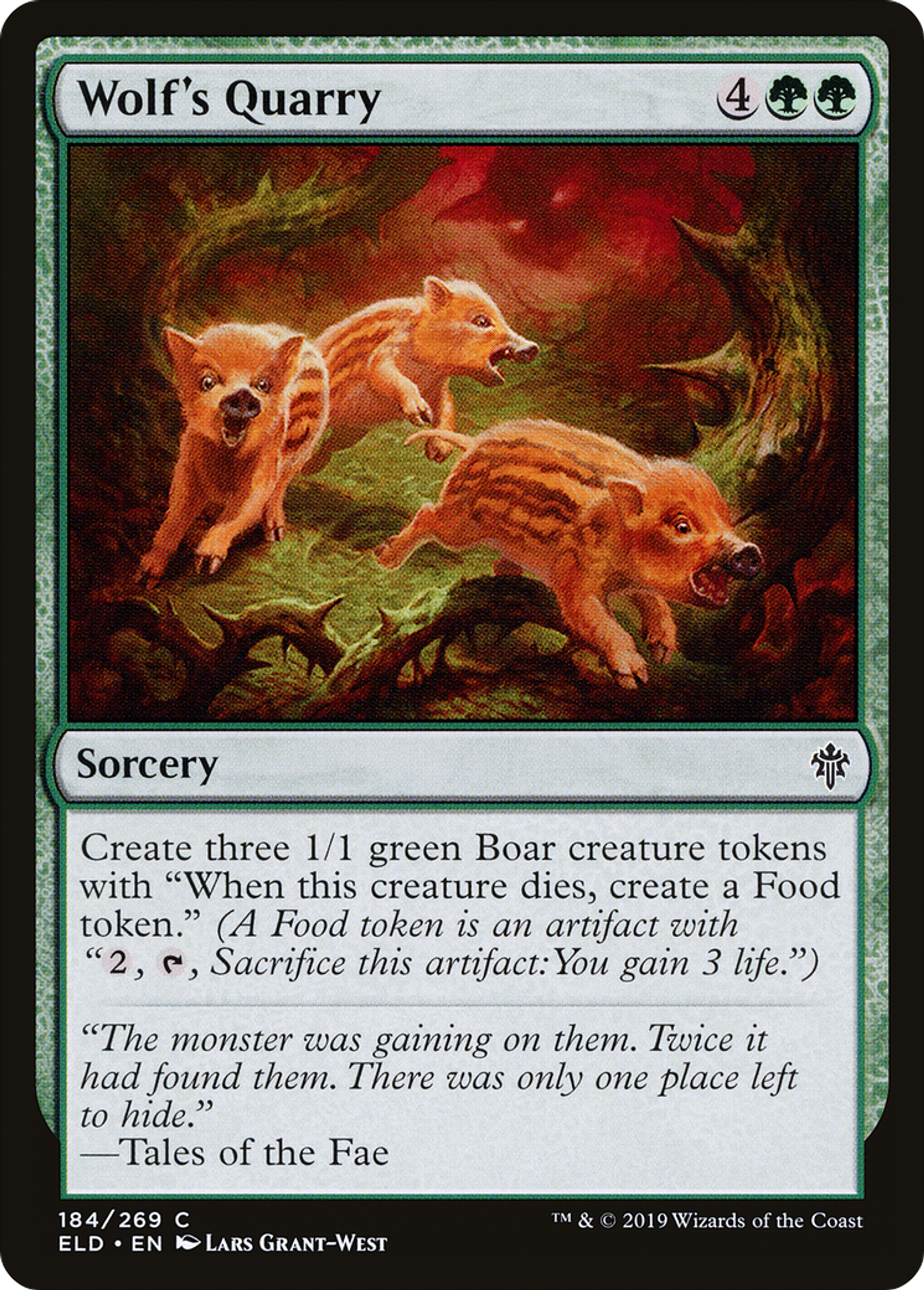 Proie du loup — Throne of Eldraine — Magic: The Gathering