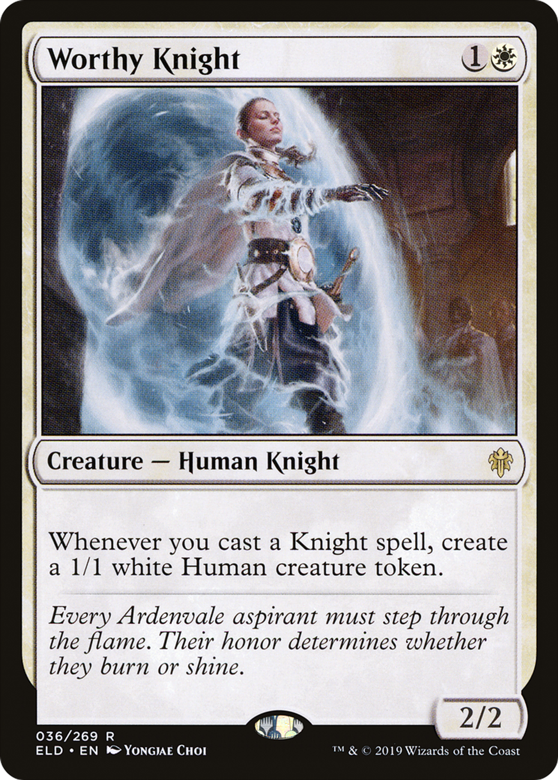 Worthy Knight — Throne of Eldraine — Magic: The Gathering