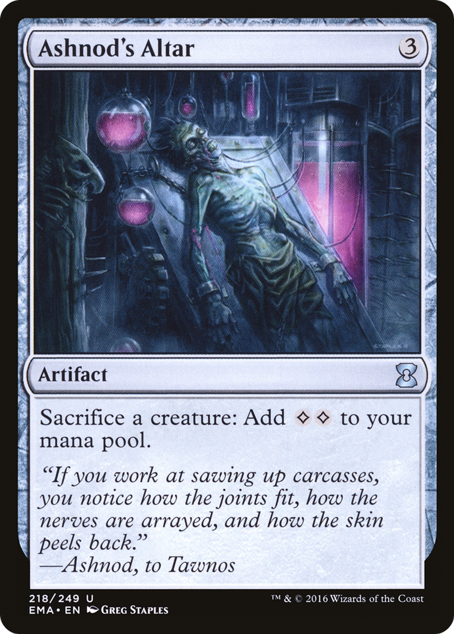Autel d'Ashnod — Eternal Masters — Magic: The Gathering
