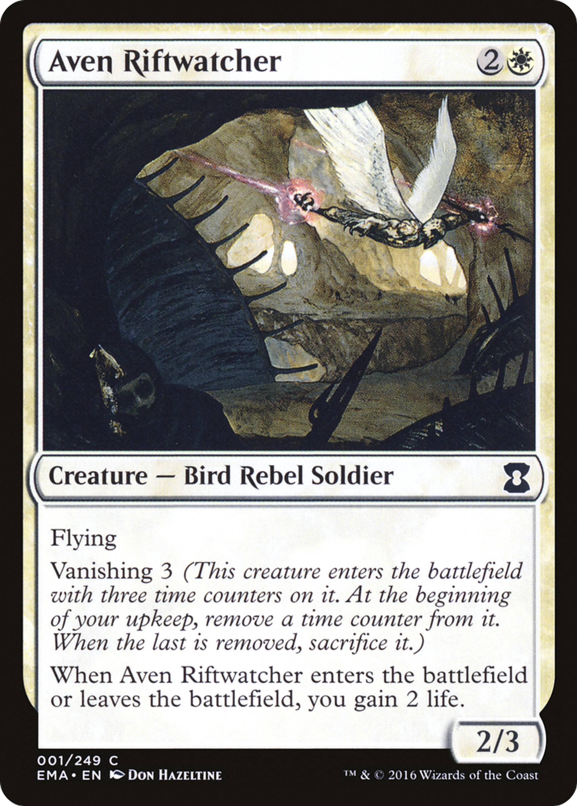 Aven Riftwatcher — Eternal Masters — Magic: The Gathering