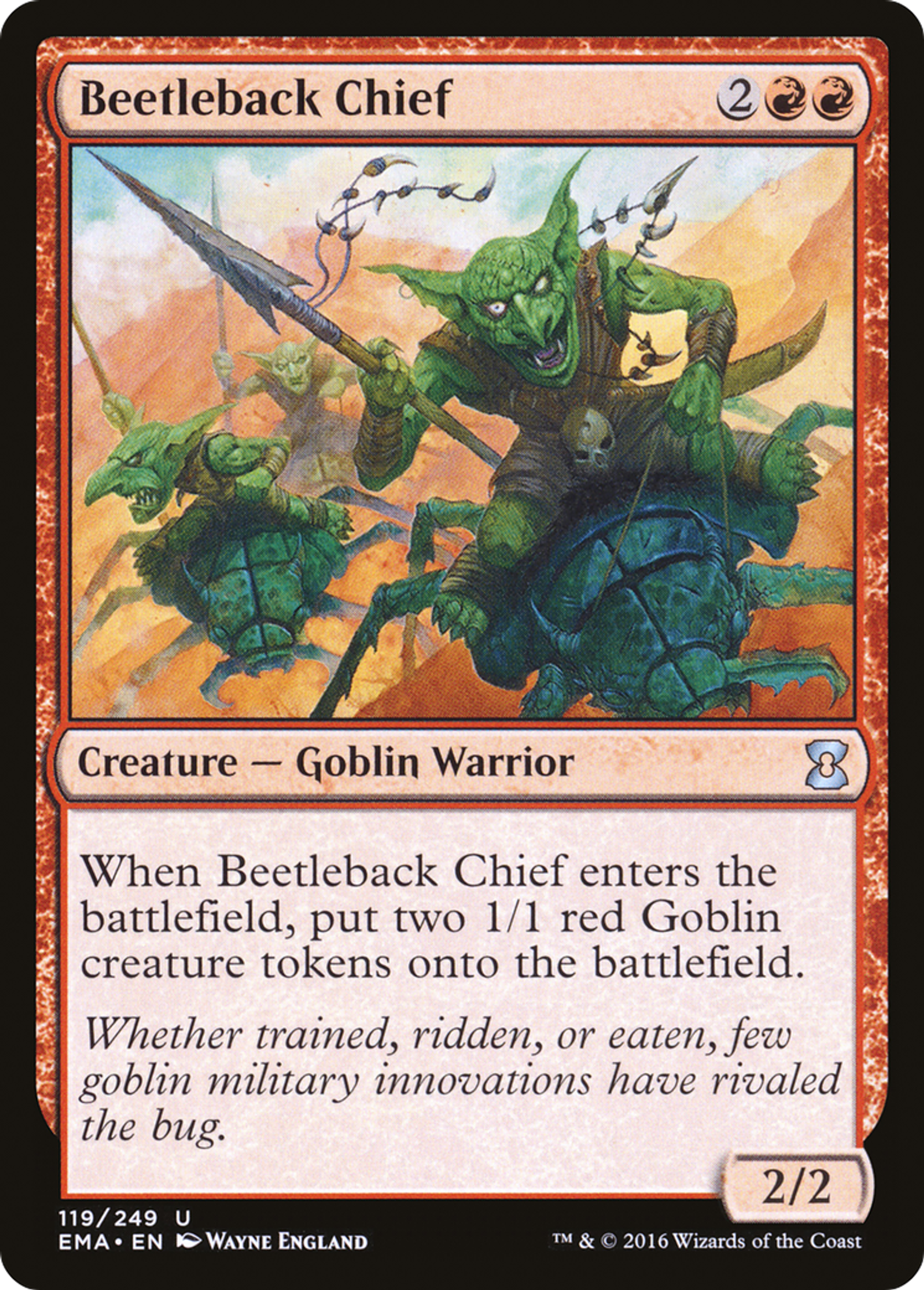 Beetleback Chief — Eternal Masters — Magic: The Gathering