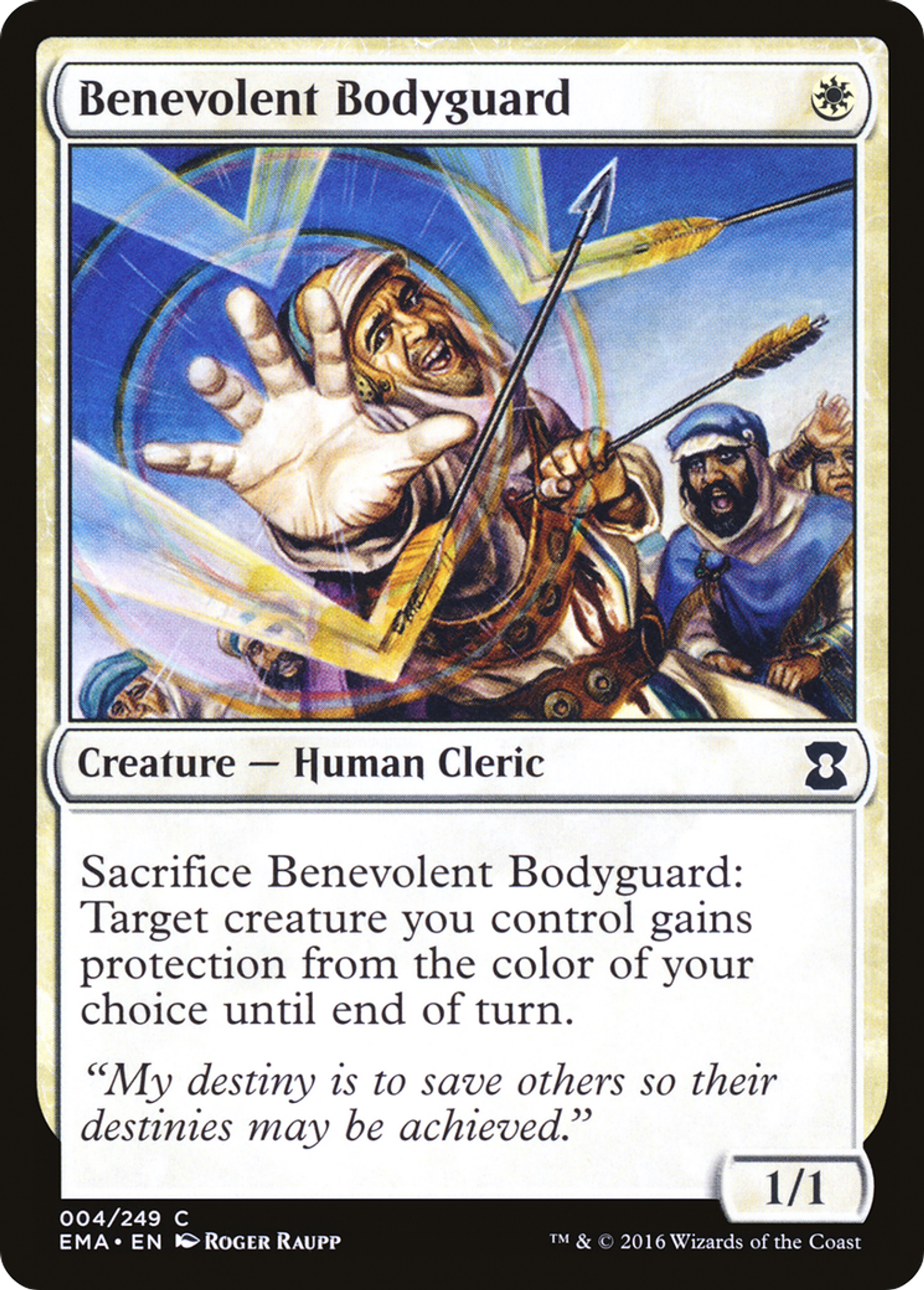Benevolent Bodyguard — Eternal Masters — Magic: The Gathering