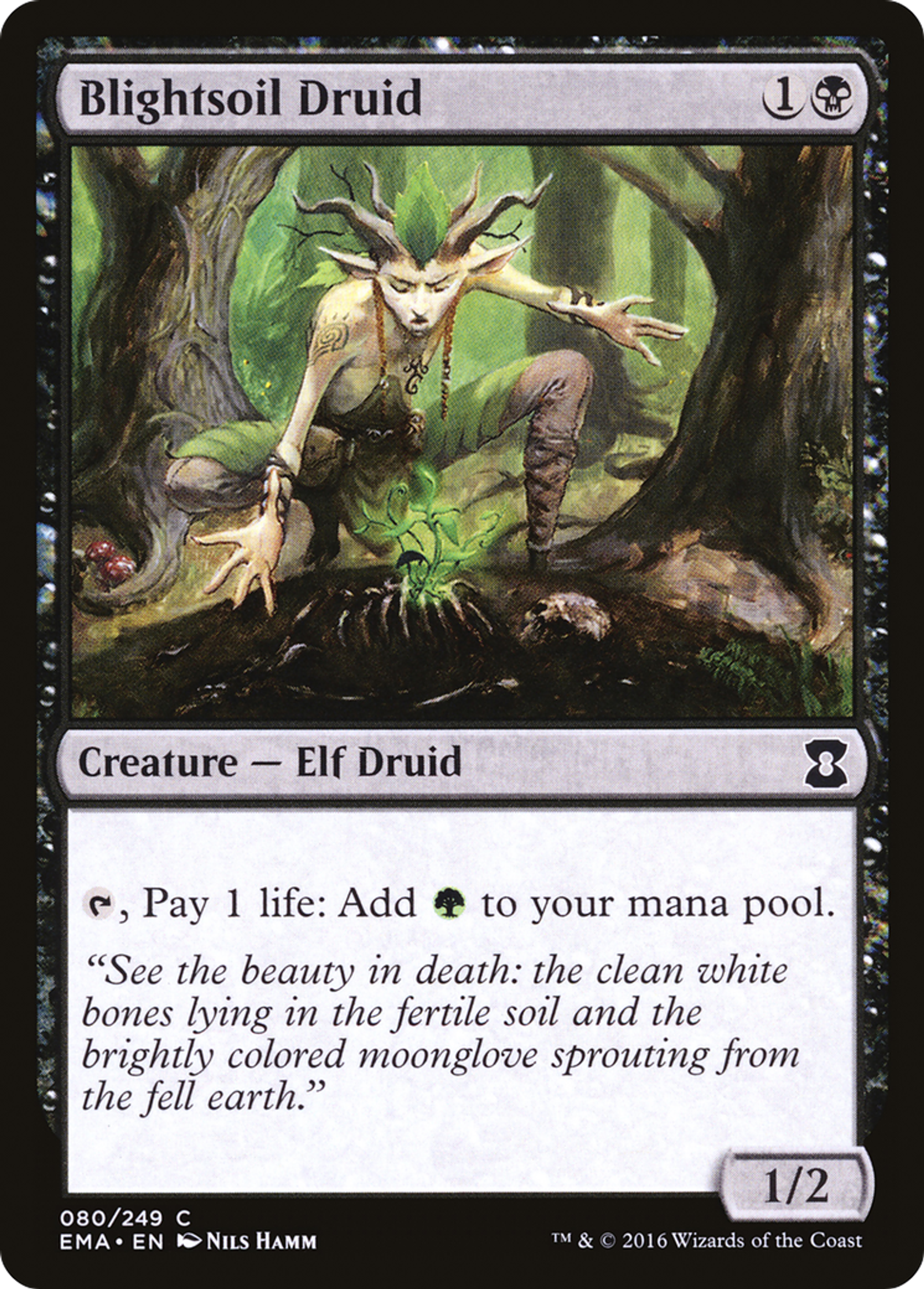 Blightsoil Druid — Eternal Masters — Magic: The Gathering