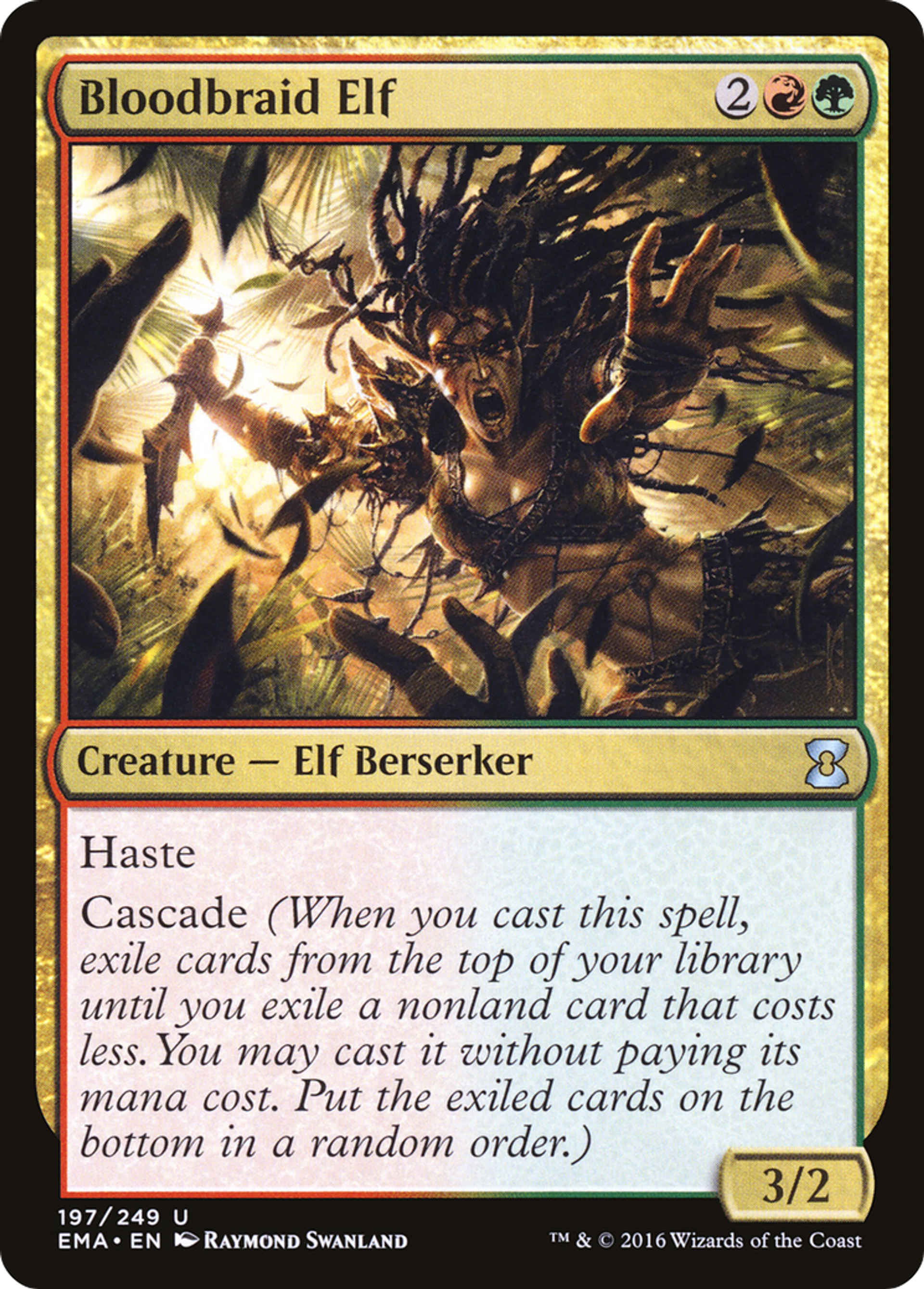 Elfe aux Nattes sanguinolentes — Eternal Masters — Magic: The Gathering