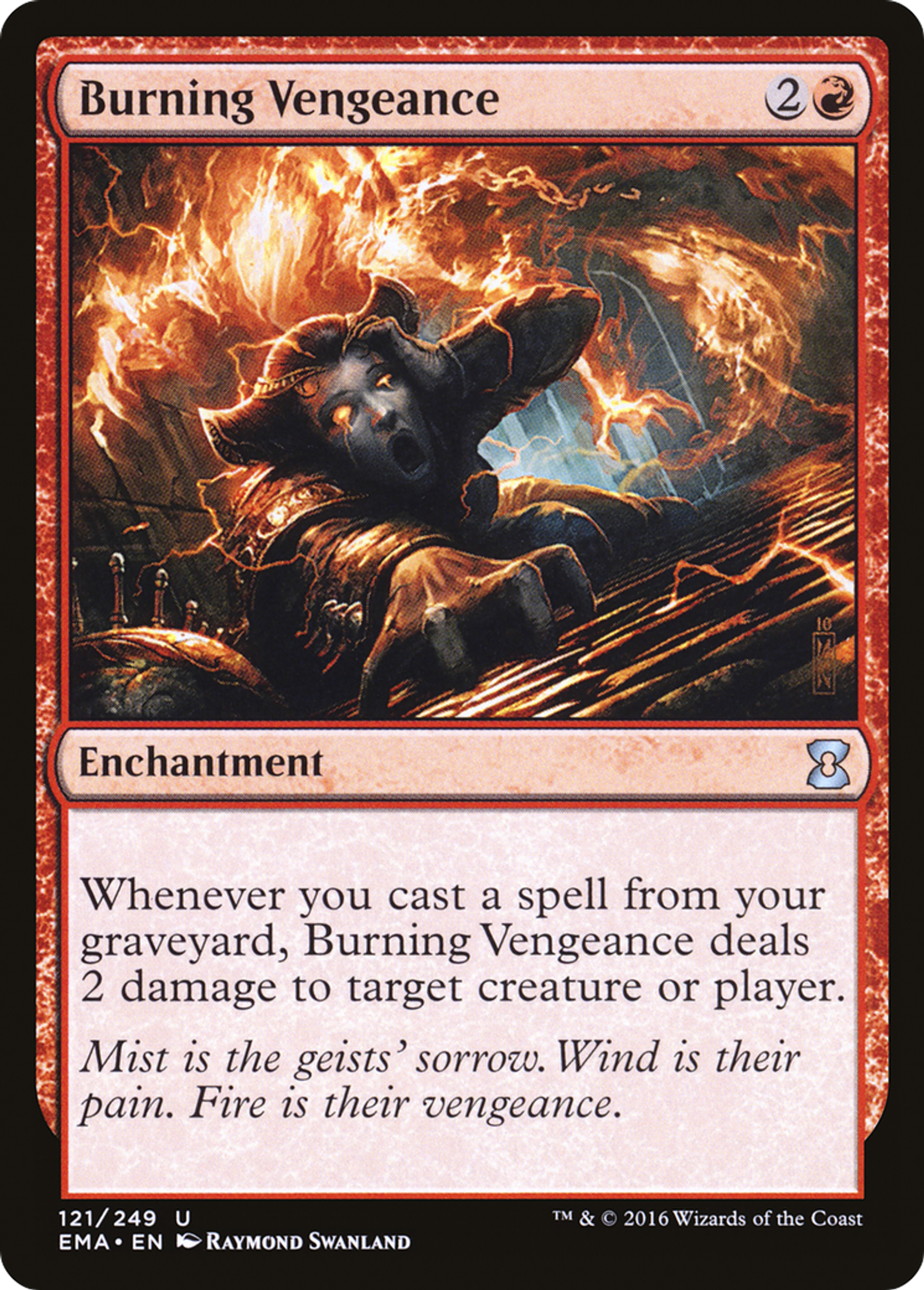 Burning Vengeance — Eternal Masters — Magic: The Gathering