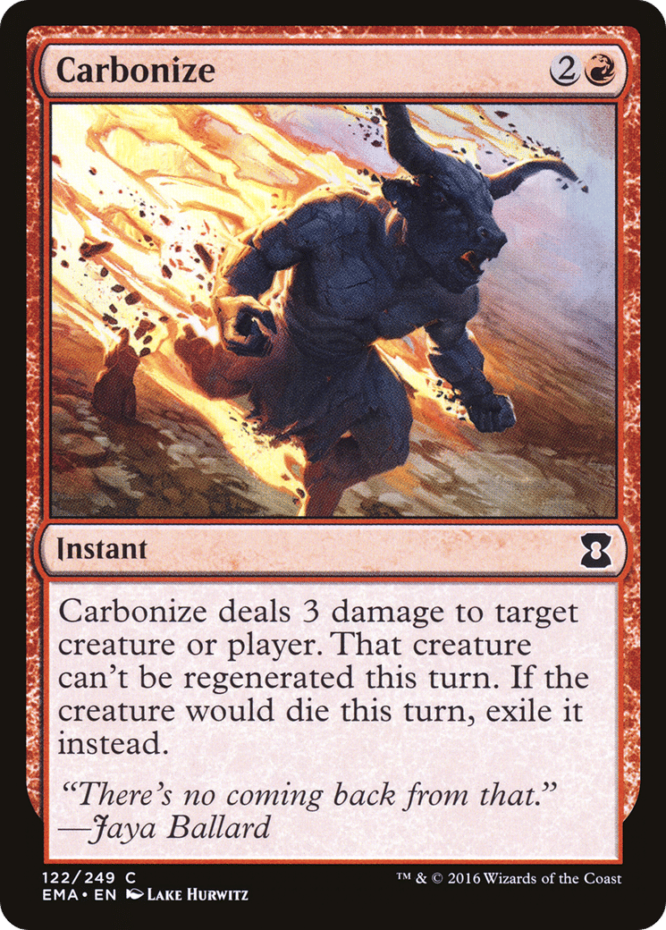 Carbonize — Eternal Masters — Magic: The Gathering