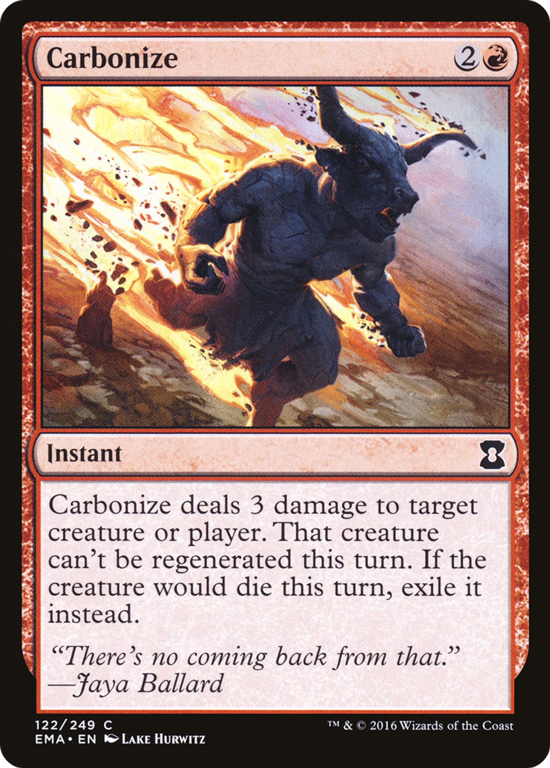 Carbonize — Eternal Masters — Magic: The Gathering