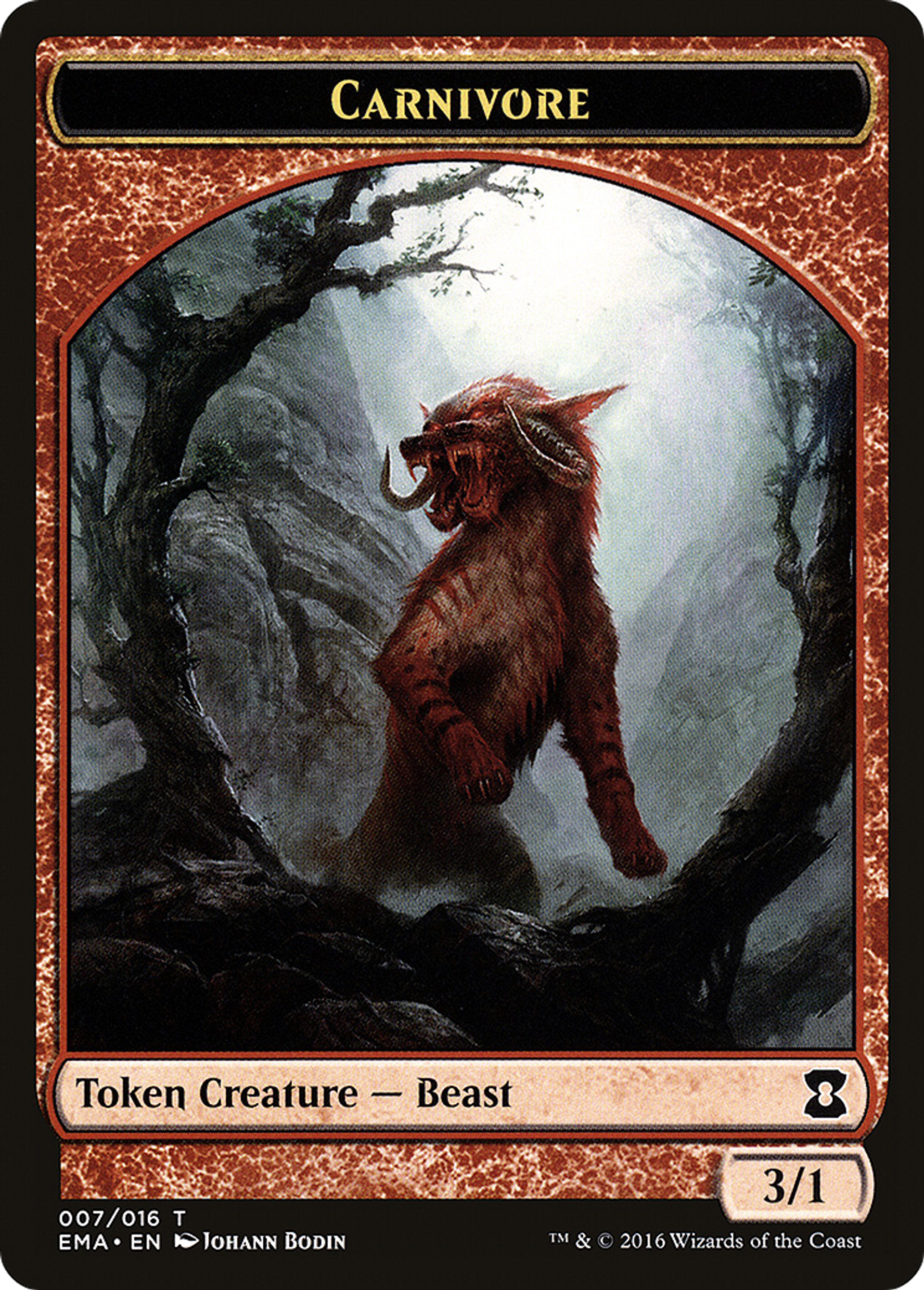 Carnivore — Eternal Masters — Magic: The Gathering