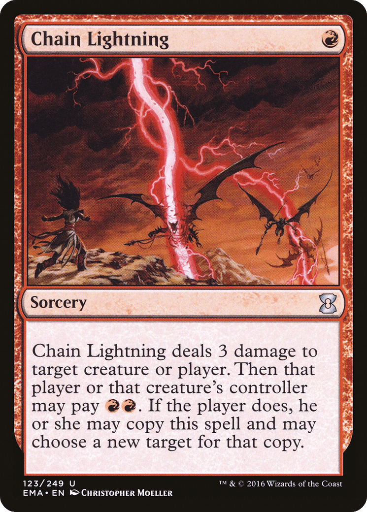 Chain Lightning — Eternal Masters — Magic: The Gathering