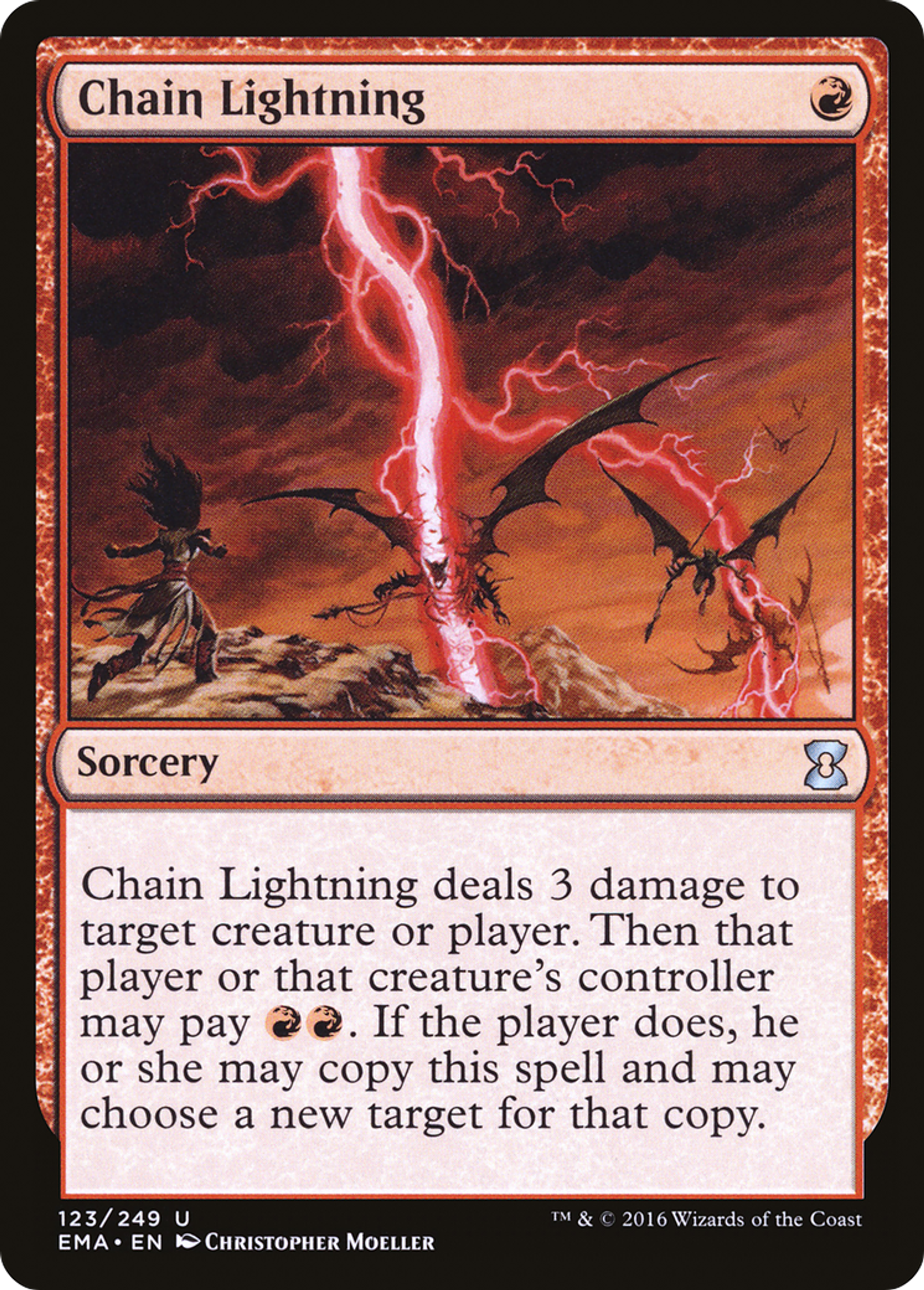 Chain Lightning — Eternal Masters — Magic: The Gathering