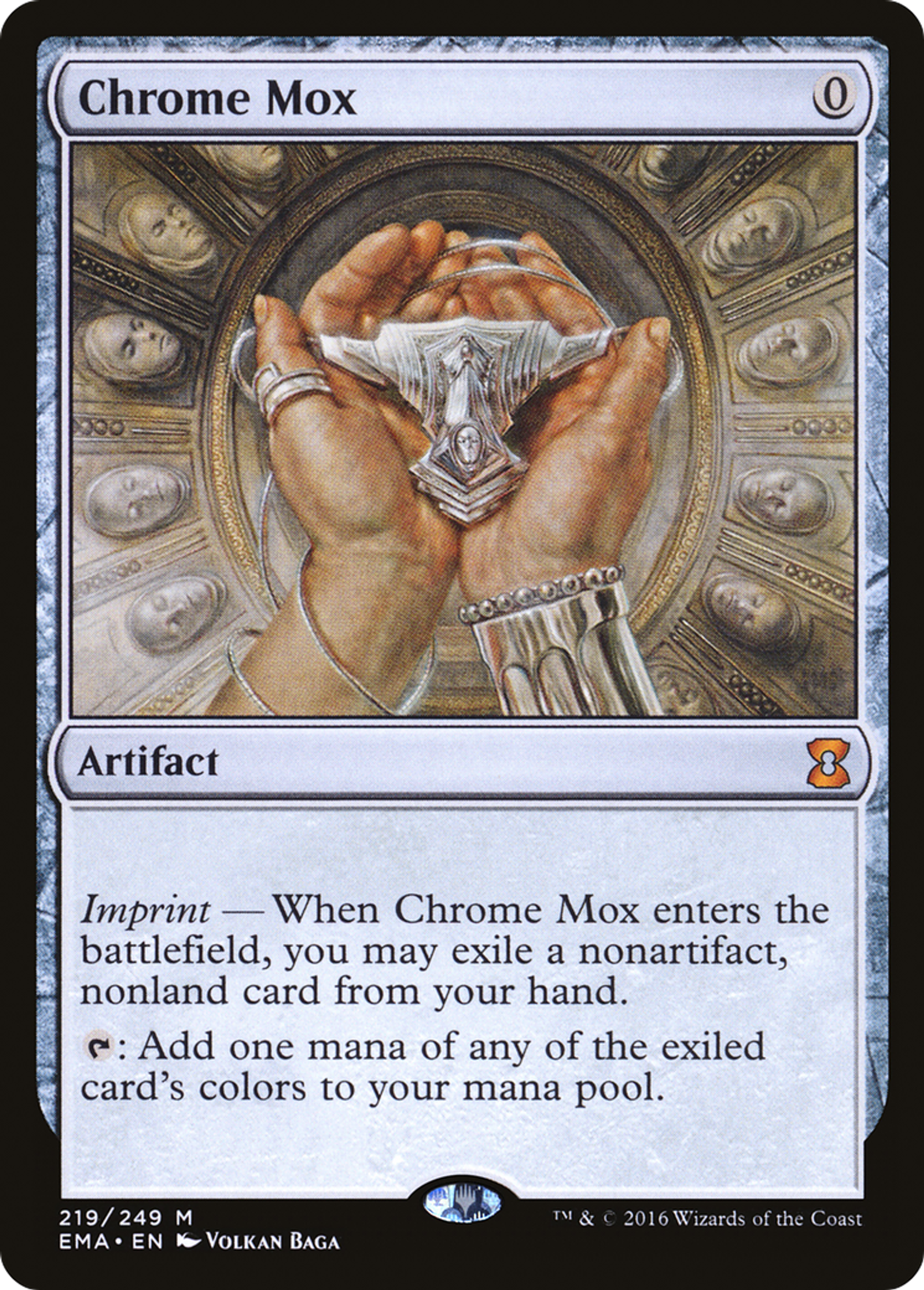Mox de chrome — Eternal Masters — Magic: The Gathering