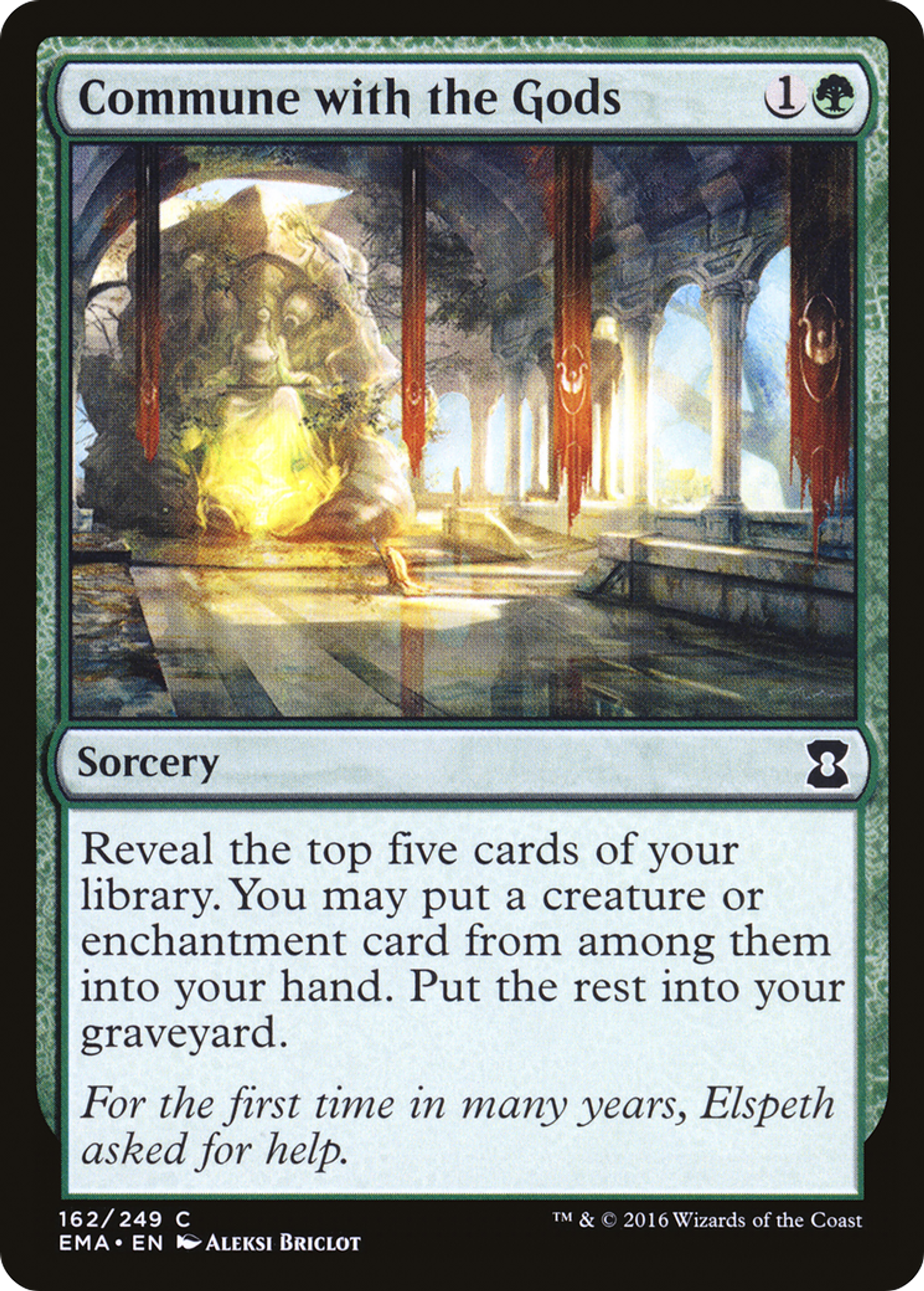 Commune with the Gods — Eternal Masters — Magic: The Gathering