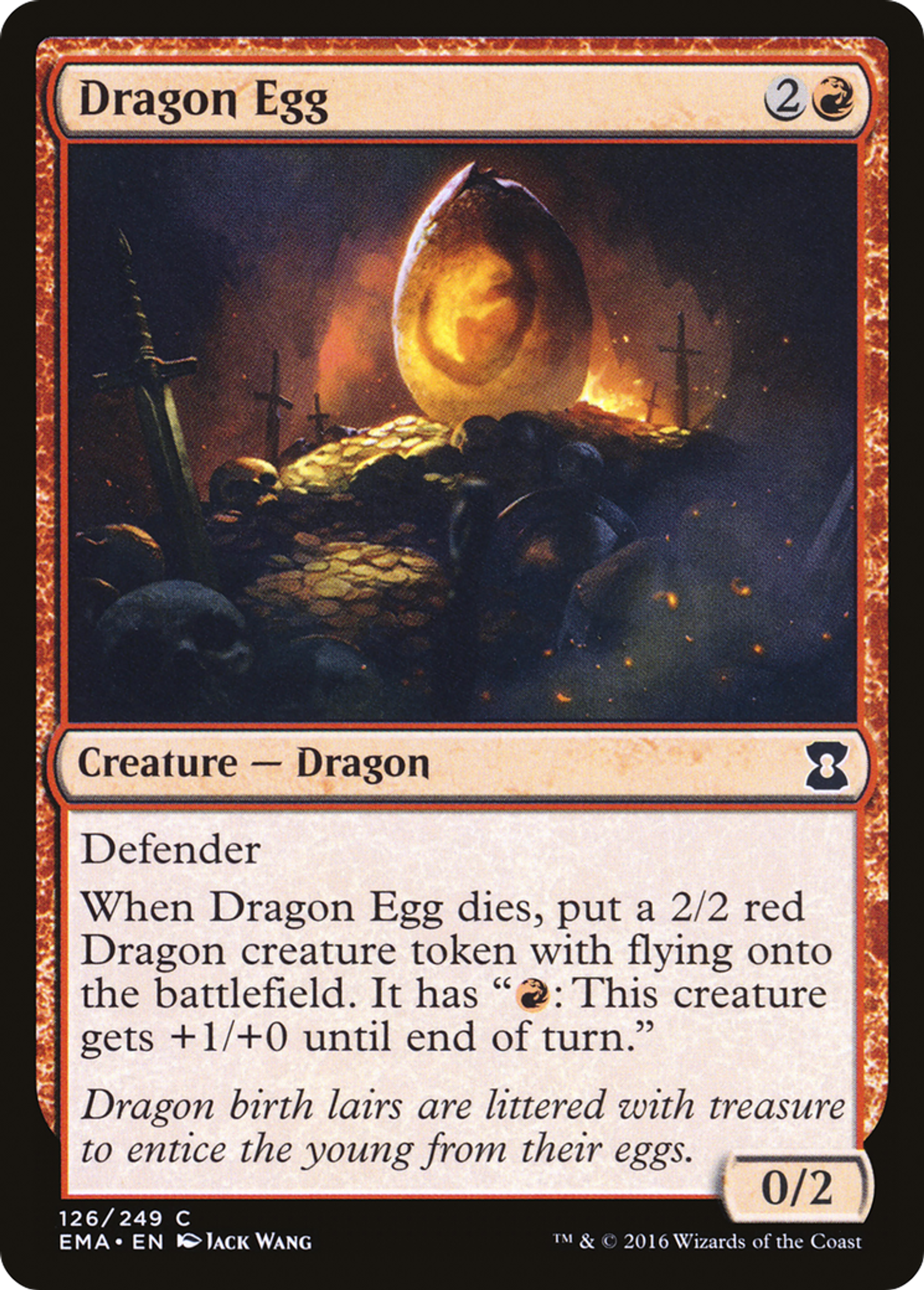 Dragon Egg — Eternal Masters — Magic: The Gathering