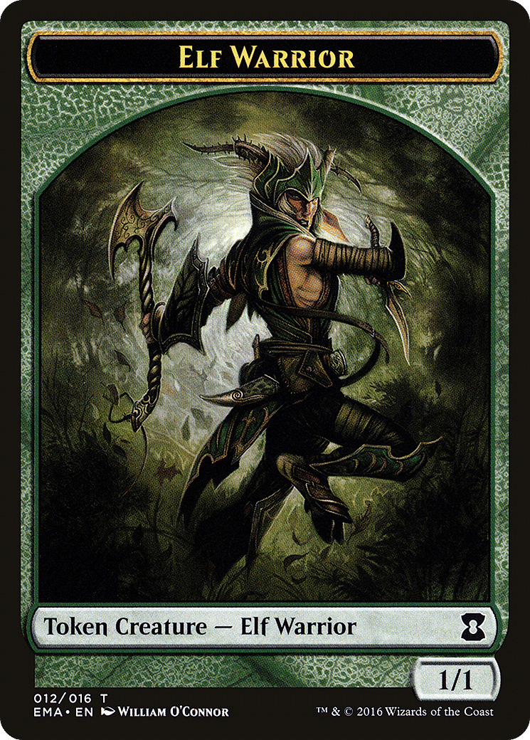 Elf Warrior — Eternal Masters — Magic: The Gathering