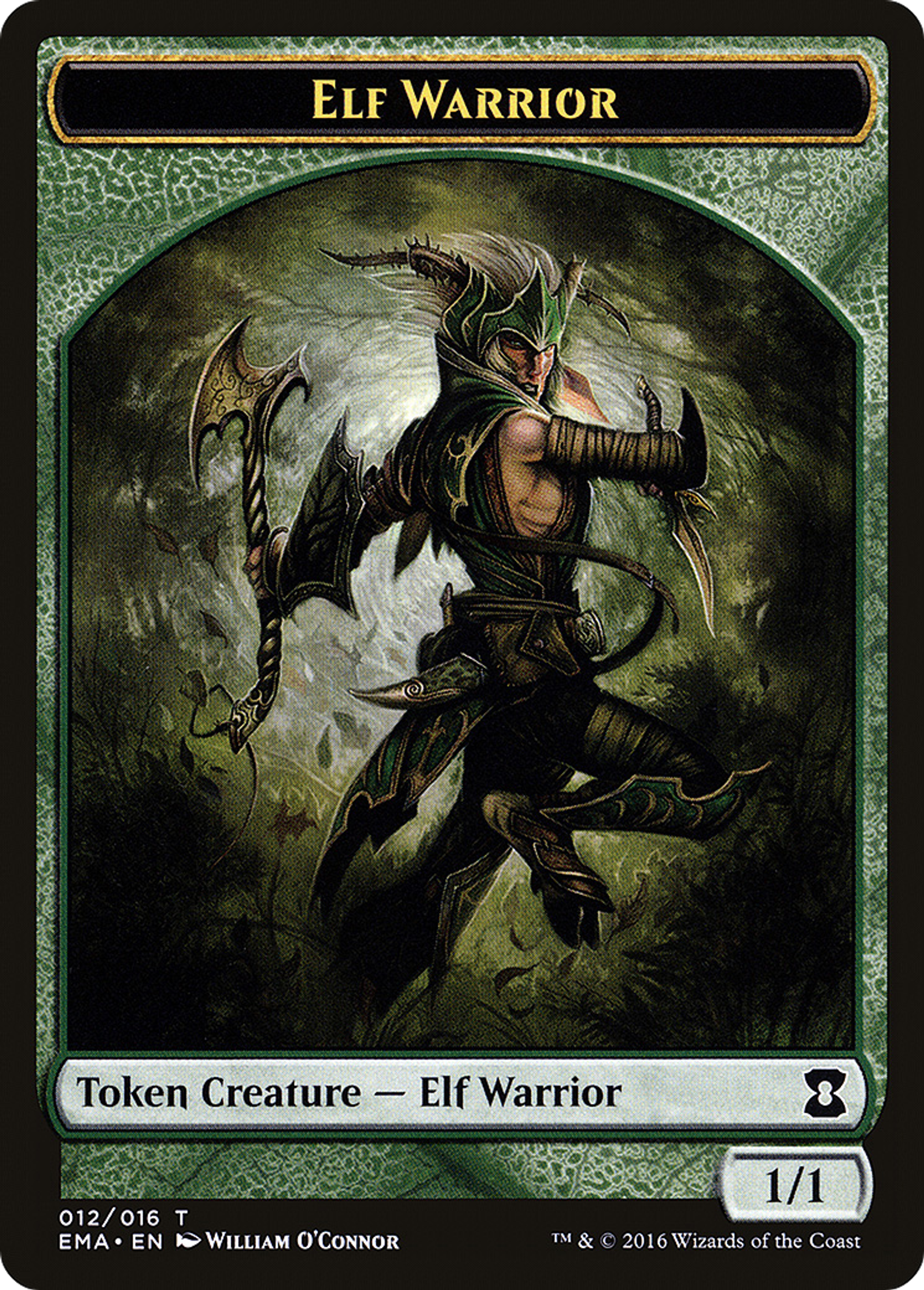 Elf Warrior — Eternal Masters — Magic: The Gathering