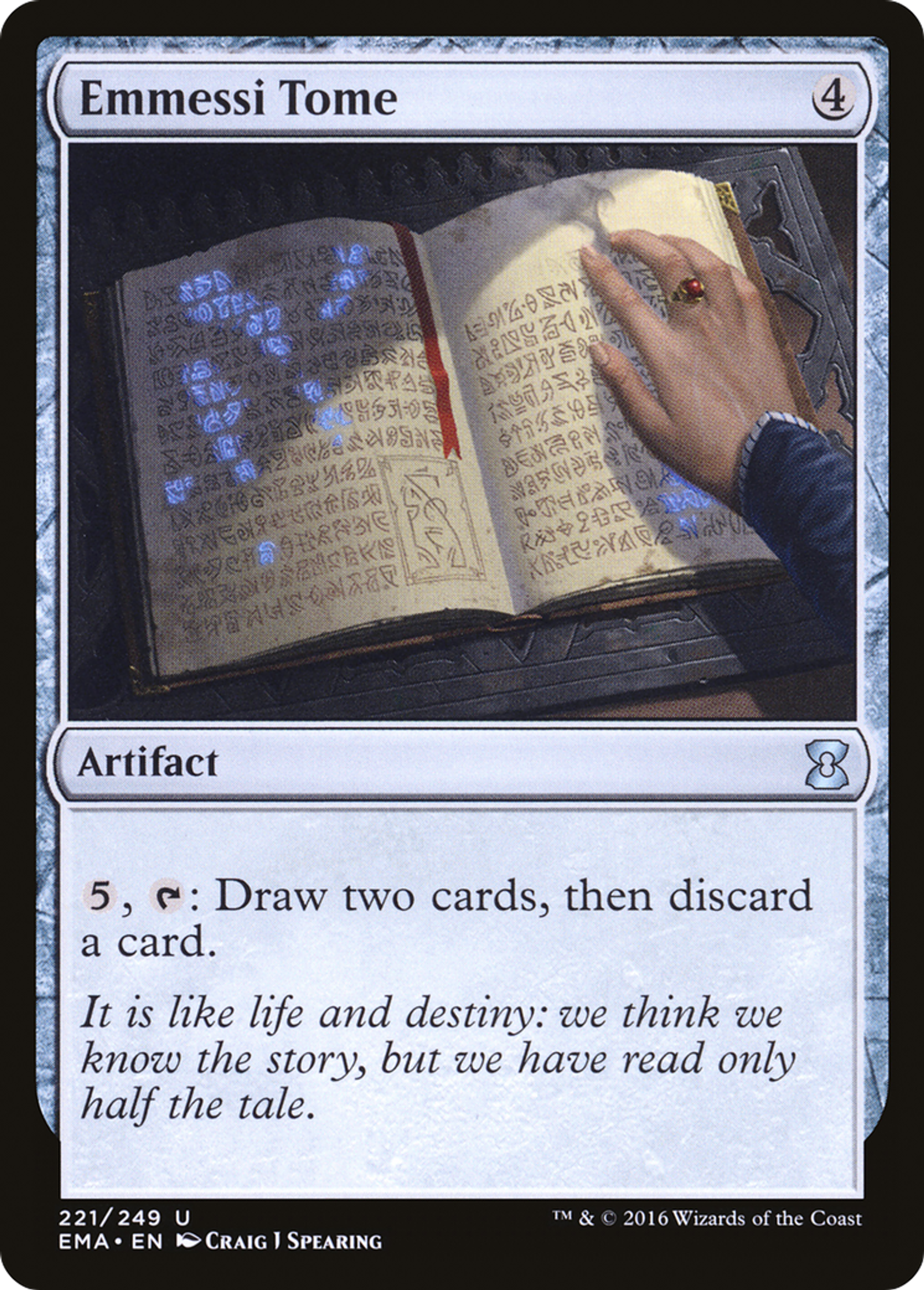 Grimoire d'Emmessi — Eternal Masters — Magic: The Gathering