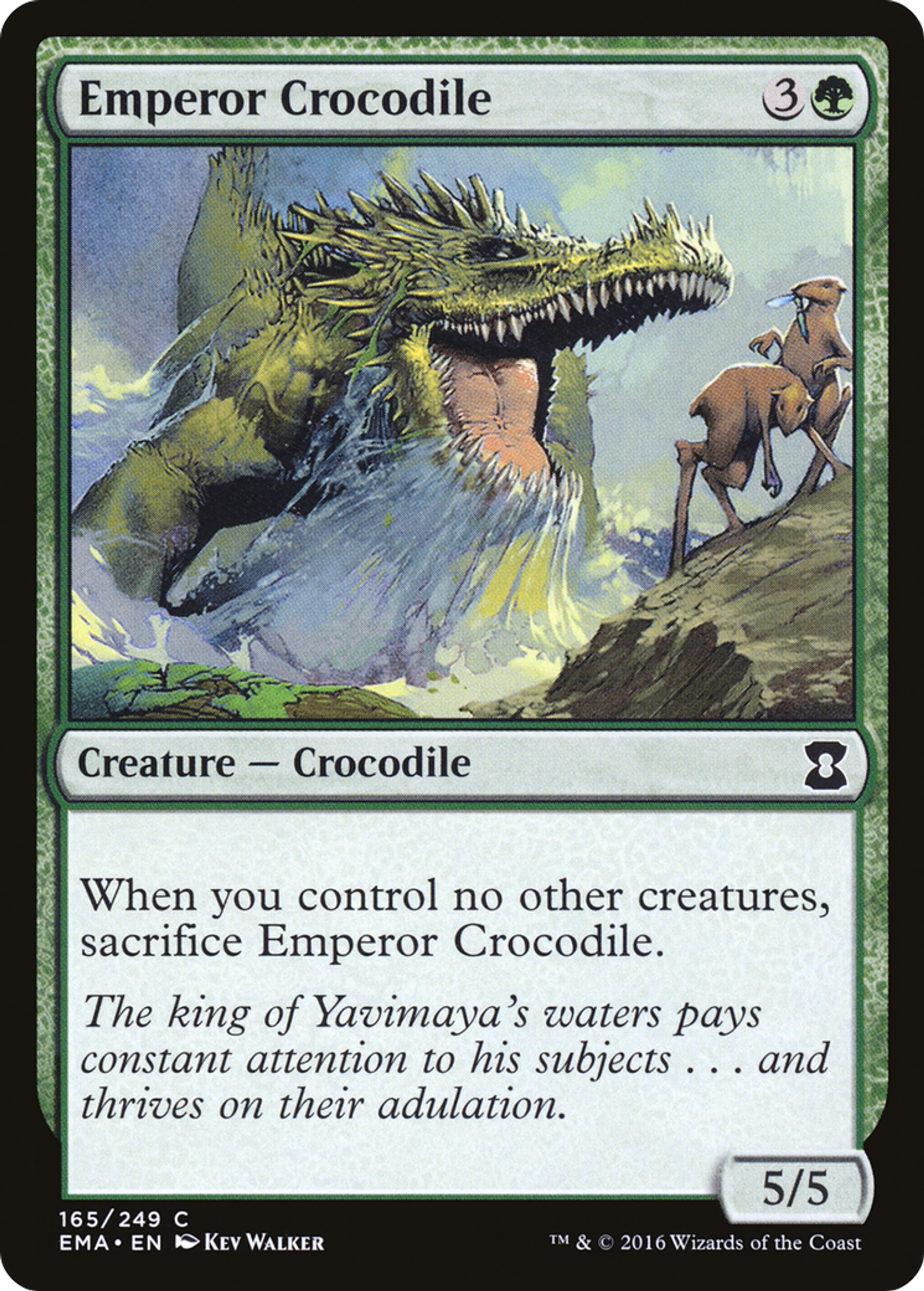 Crocodile empereur — Eternal Masters — Magic: The Gathering