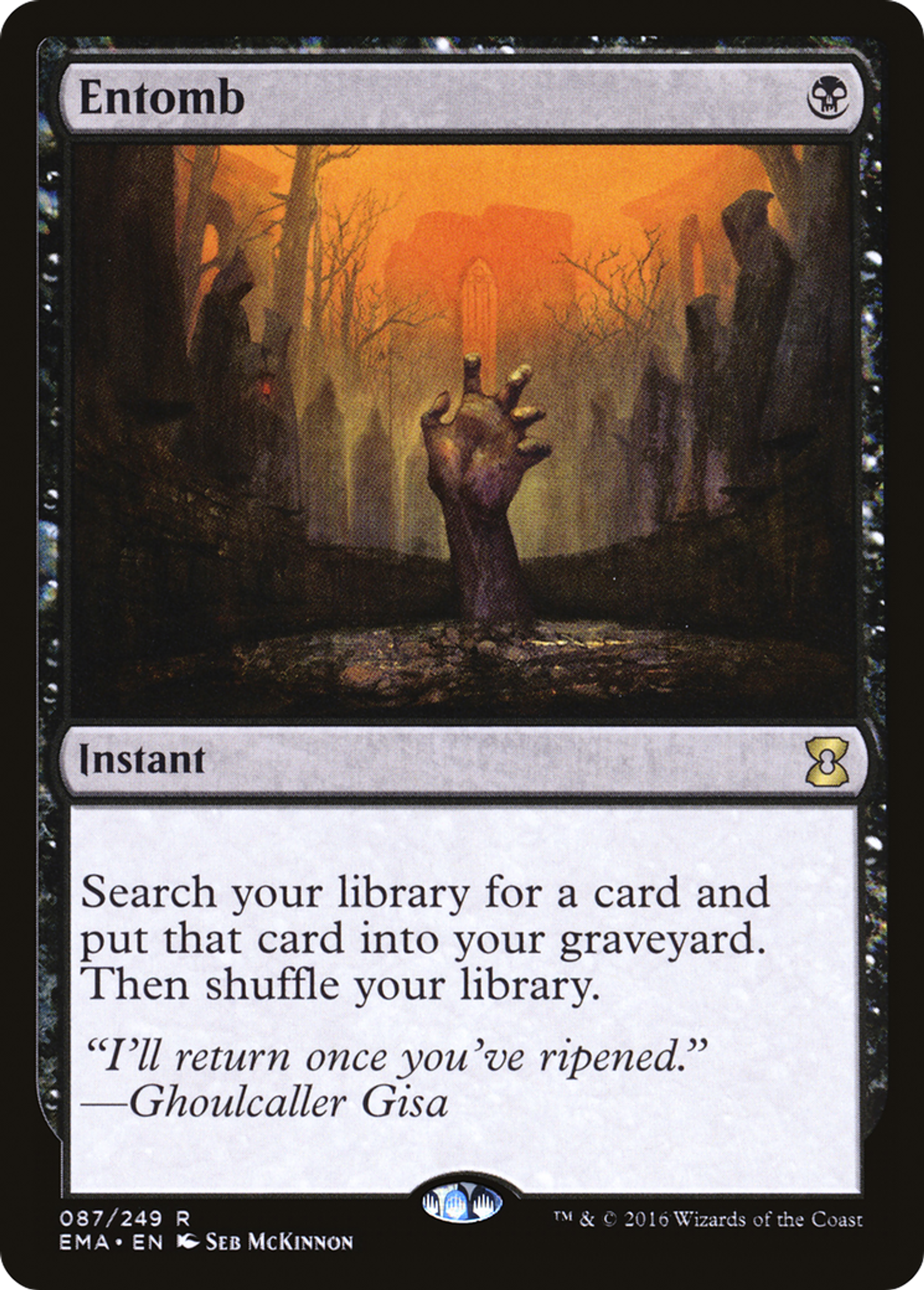 Entomb — Eternal Masters — Magic: The Gathering