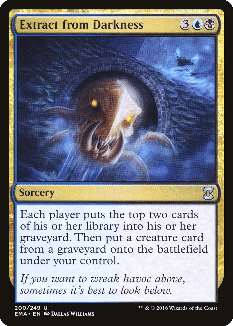 Extract from Darkness — Eternal Masters — Magic: The Gathering