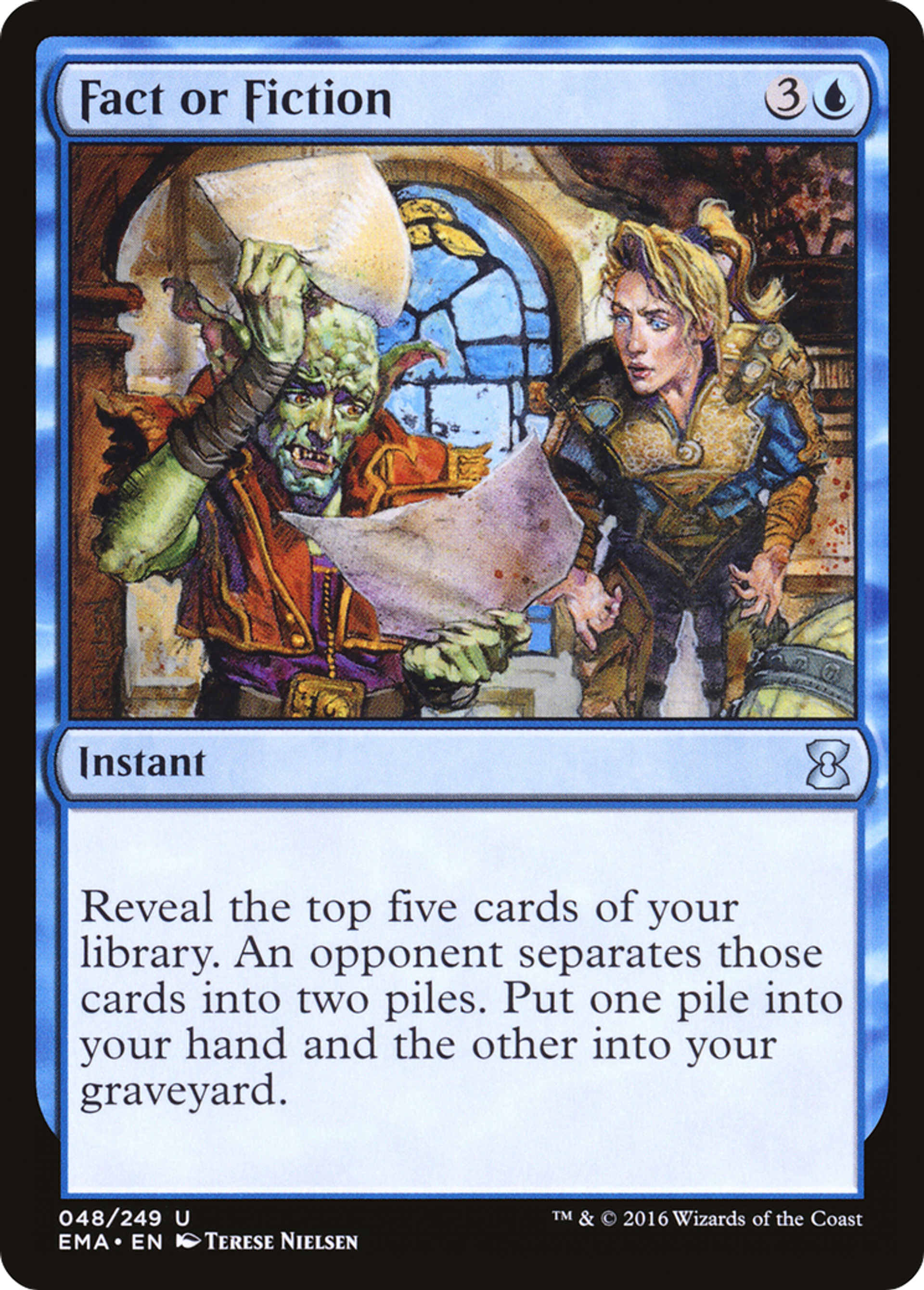 Fact or Fiction — Eternal Masters — Magic: The Gathering