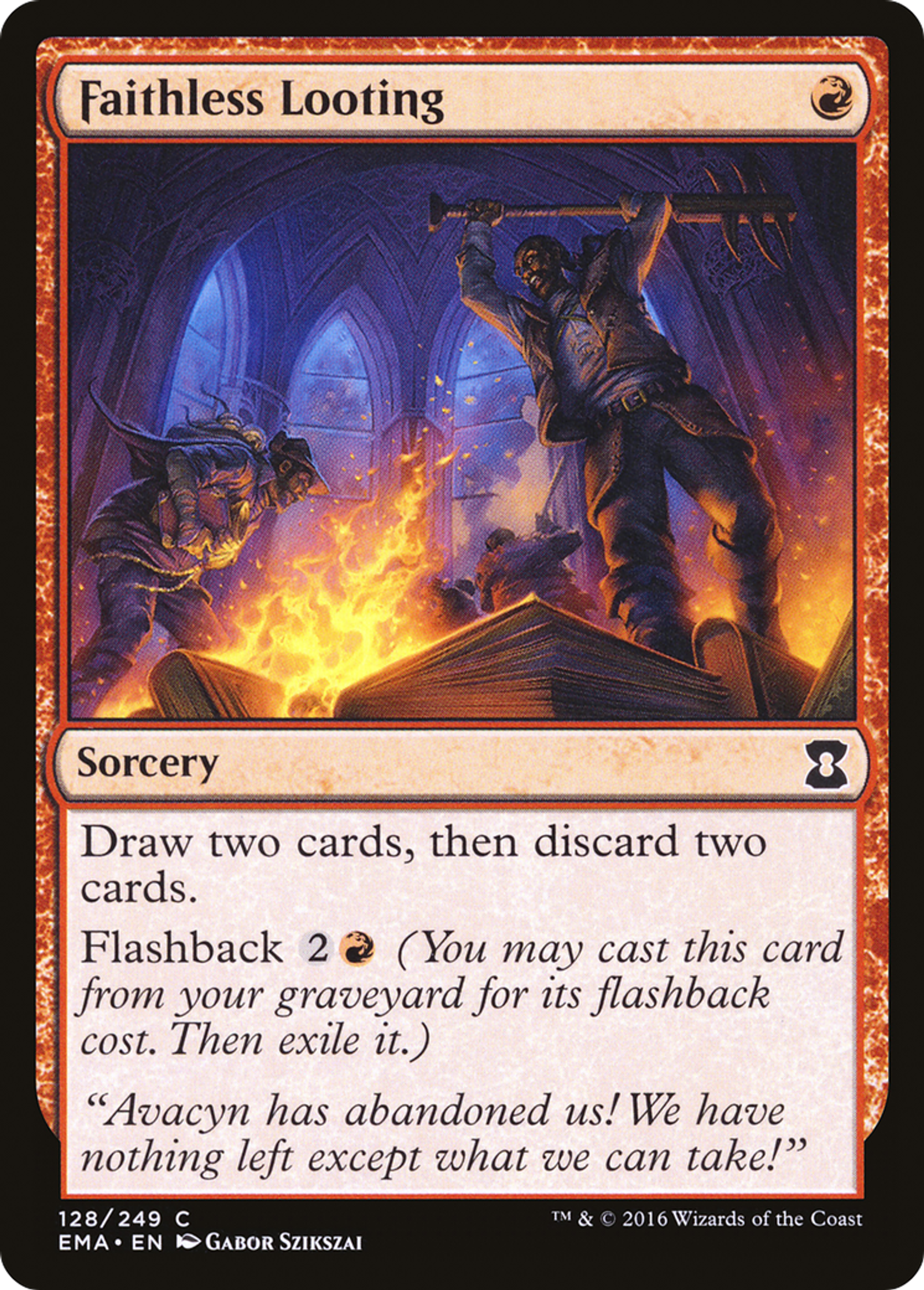 Faithless Looting — Eternal Masters — Magic: The Gathering